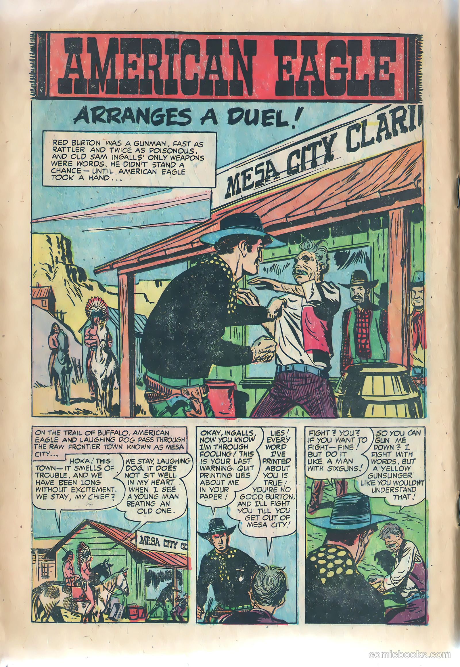 Prize Comics Western #115 (1950) — page 18 of 36