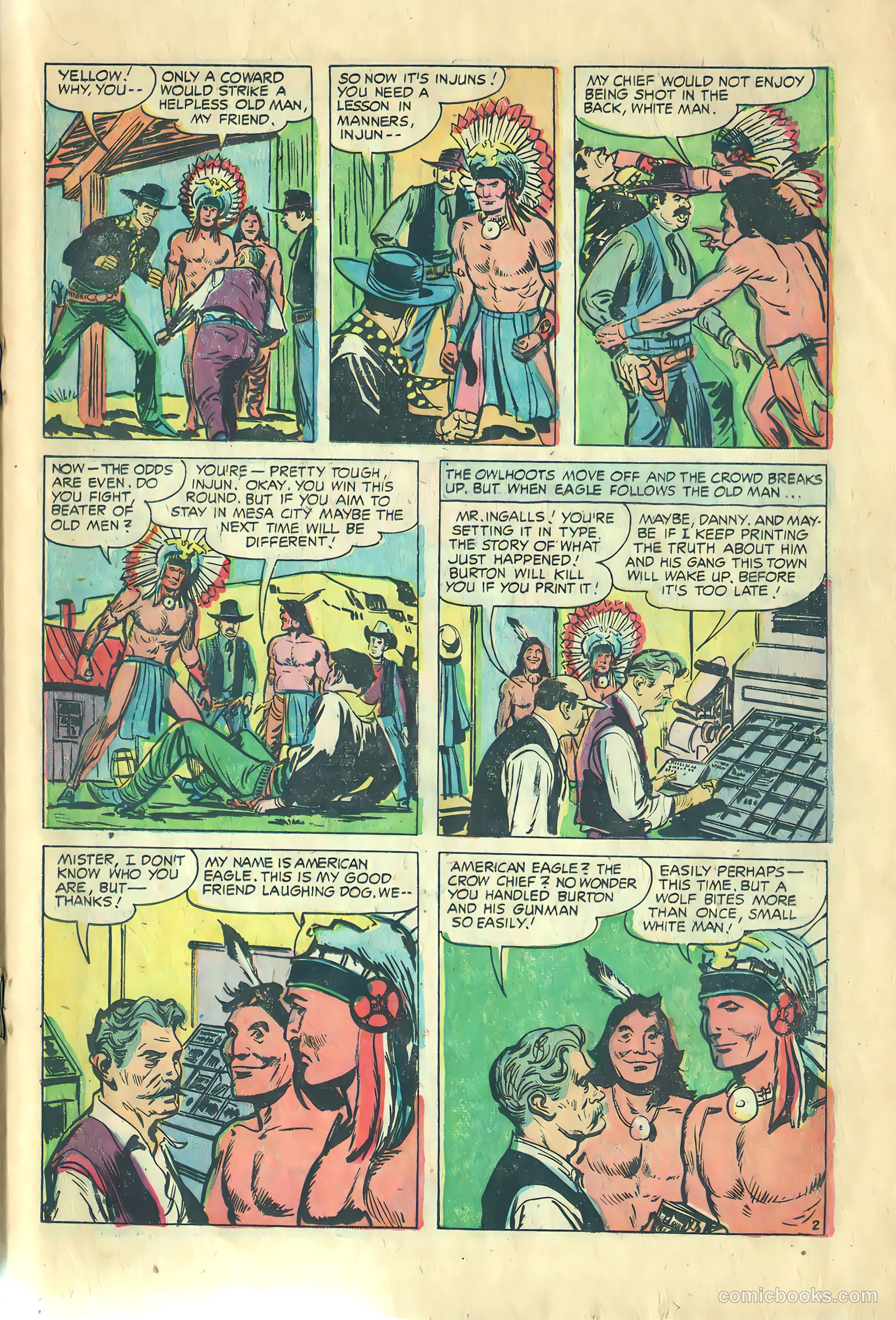Prize Comics Western #115 (1950) — page 19 of 36