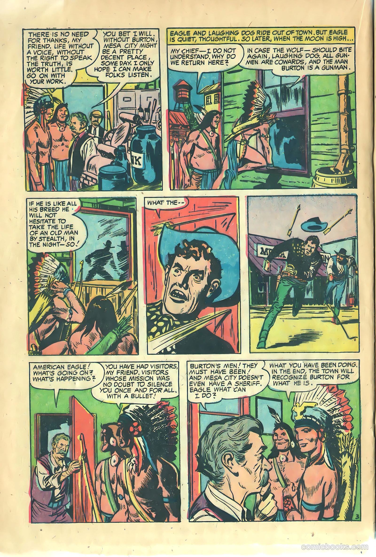 Prize Comics Western #115 (1950) — page 20 of 36