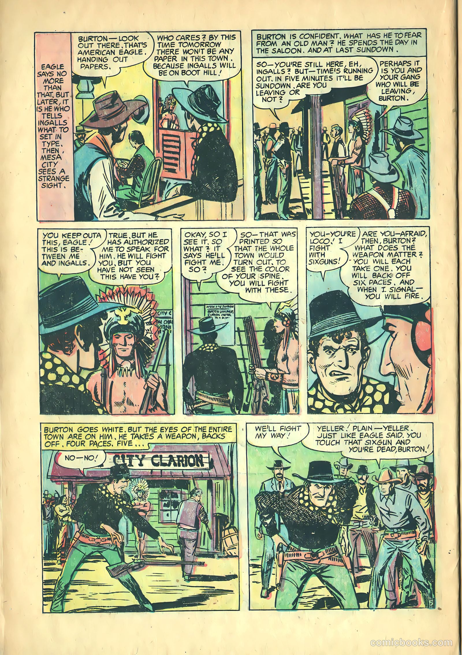 Prize Comics Western #115 (1950) — page 22 of 36