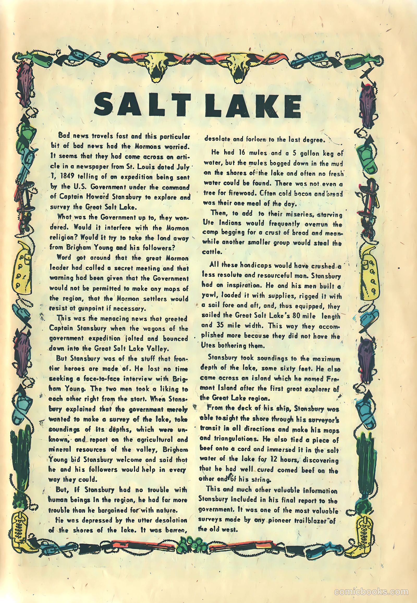 Prize Comics Western #115 (1950) — page 25 of 36