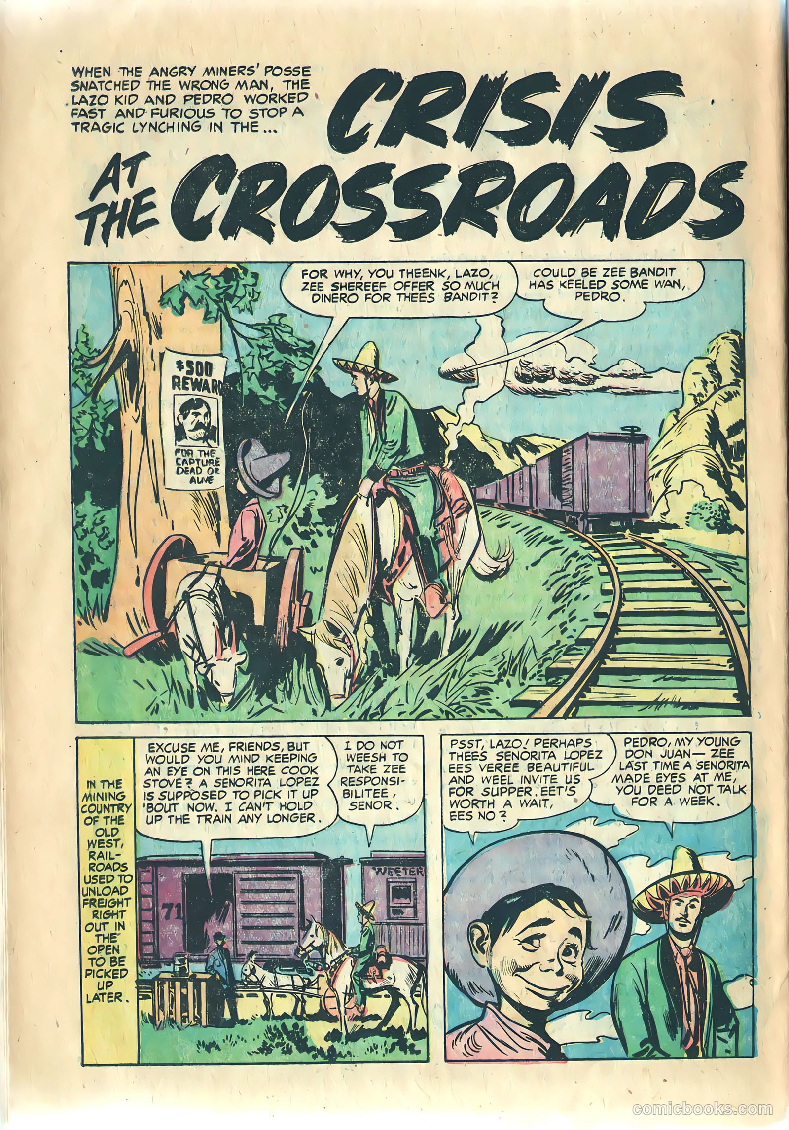 Prize Comics Western #115 (1950) — page 26 of 36
