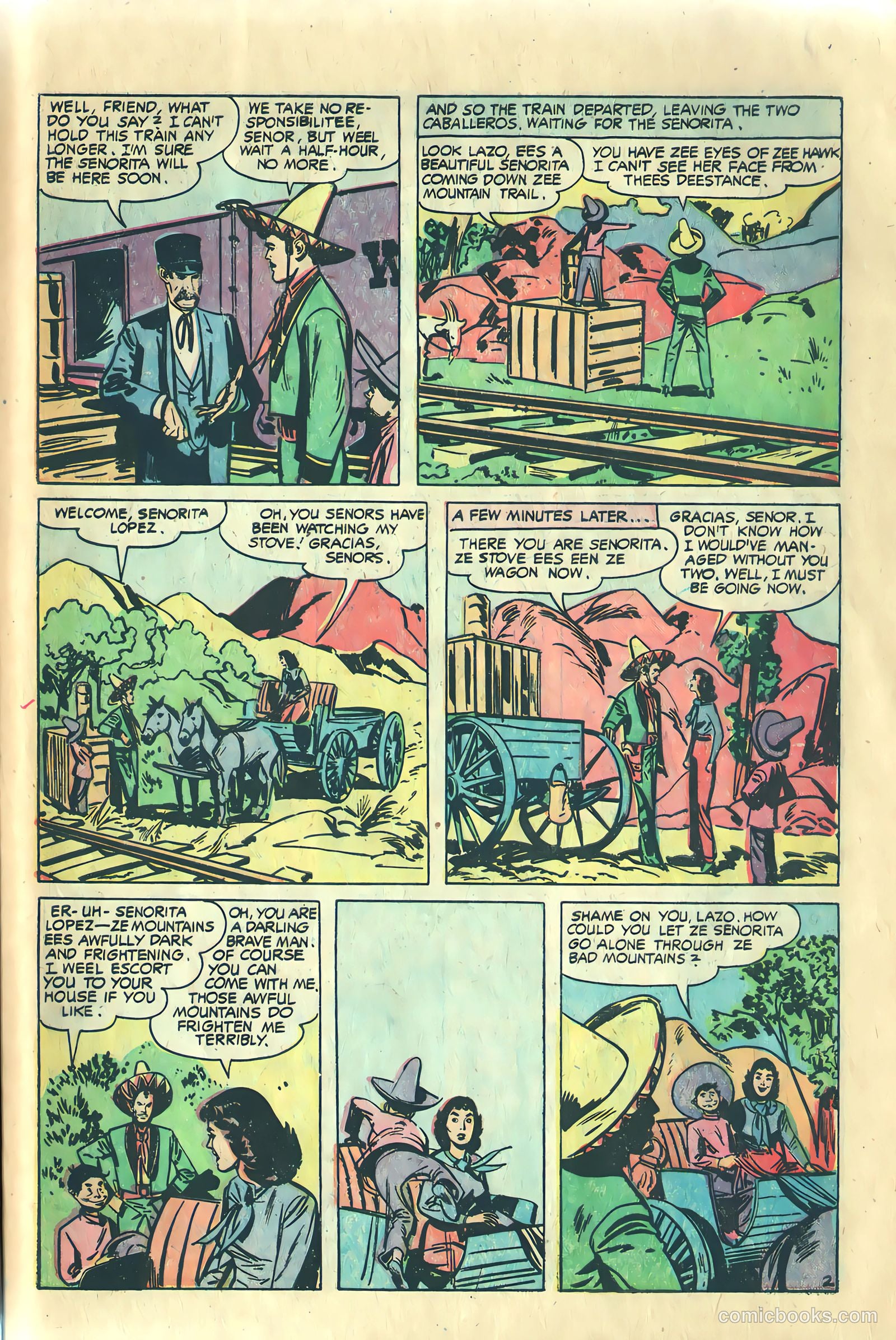 Prize Comics Western #115 (1950) — page 27 of 36