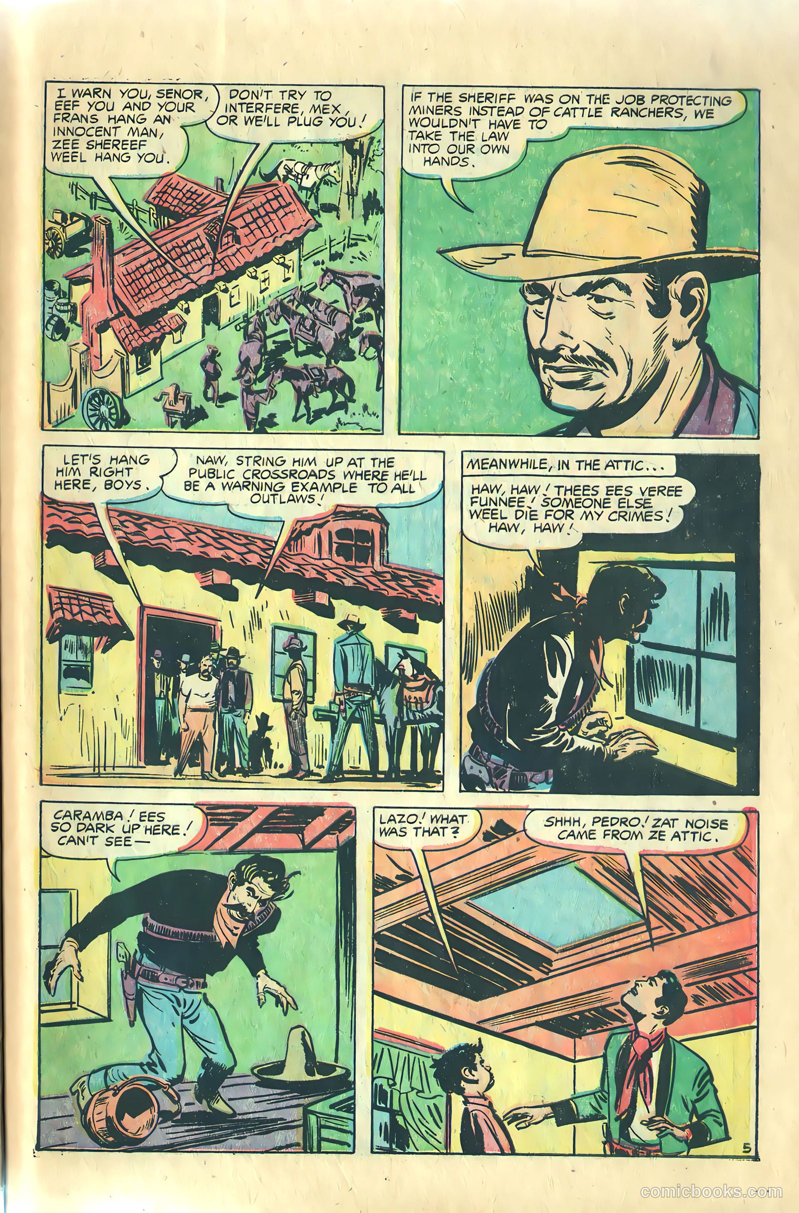 Prize Comics Western #115 (1950) — page 31 of 36