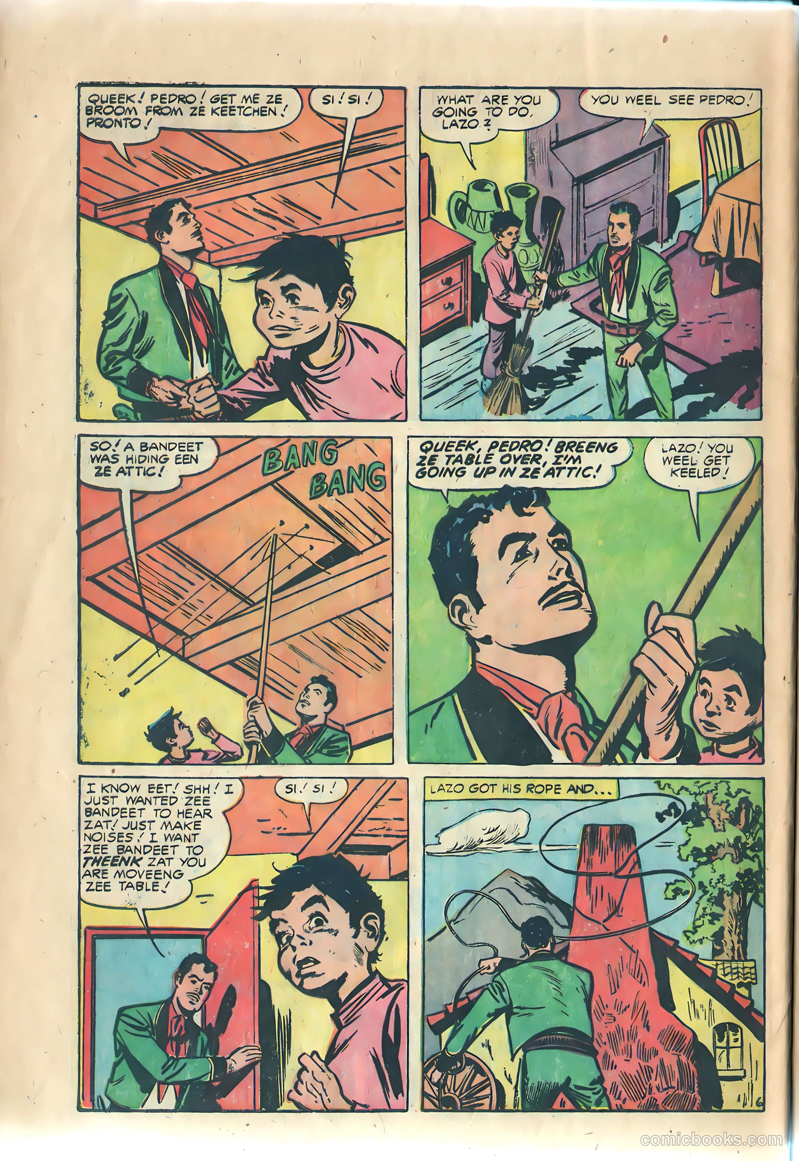 Prize Comics Western #115 (1950) — page 32 of 36