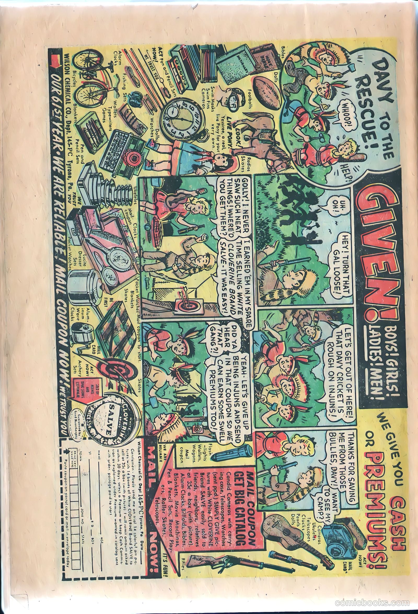 Prize Comics Western #115 (1950) — page 34 of 36