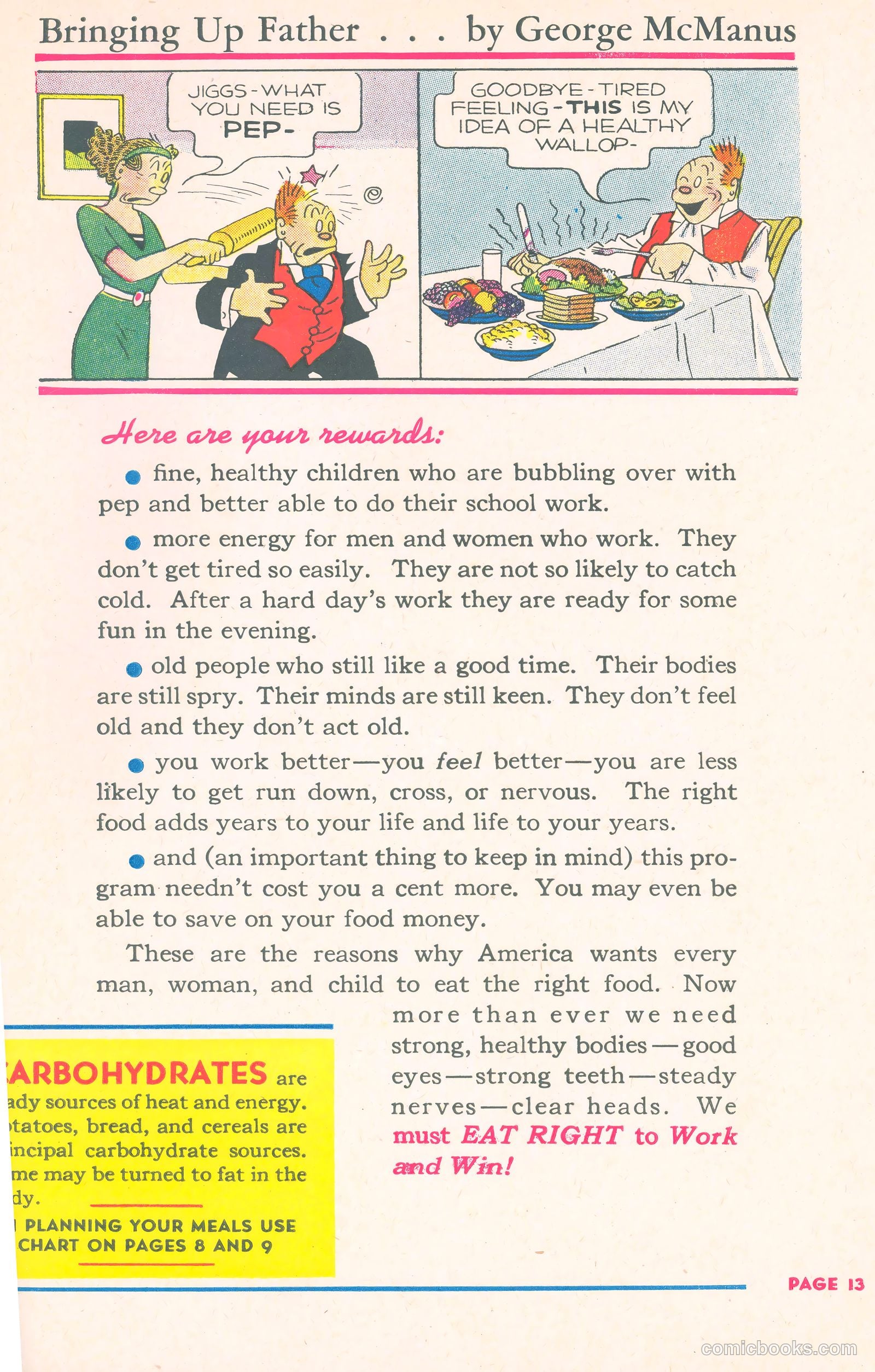 Eat Right to Work and Win #nn (1942) — page 13 of 16