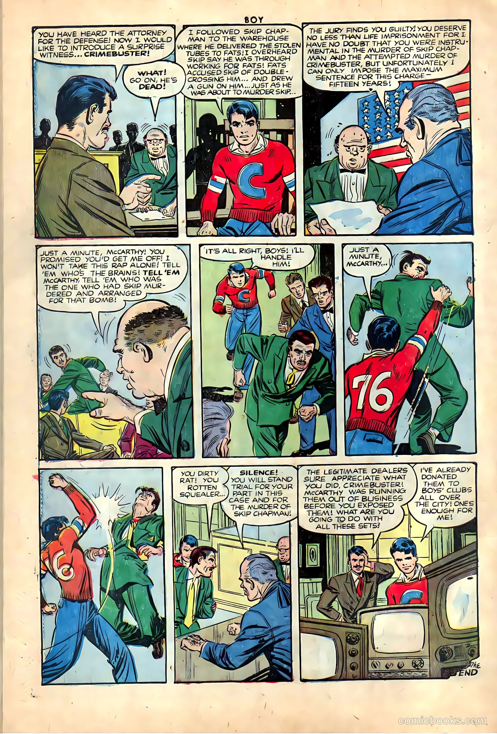 Boy Comics #79 (1950) — page 32 of 36