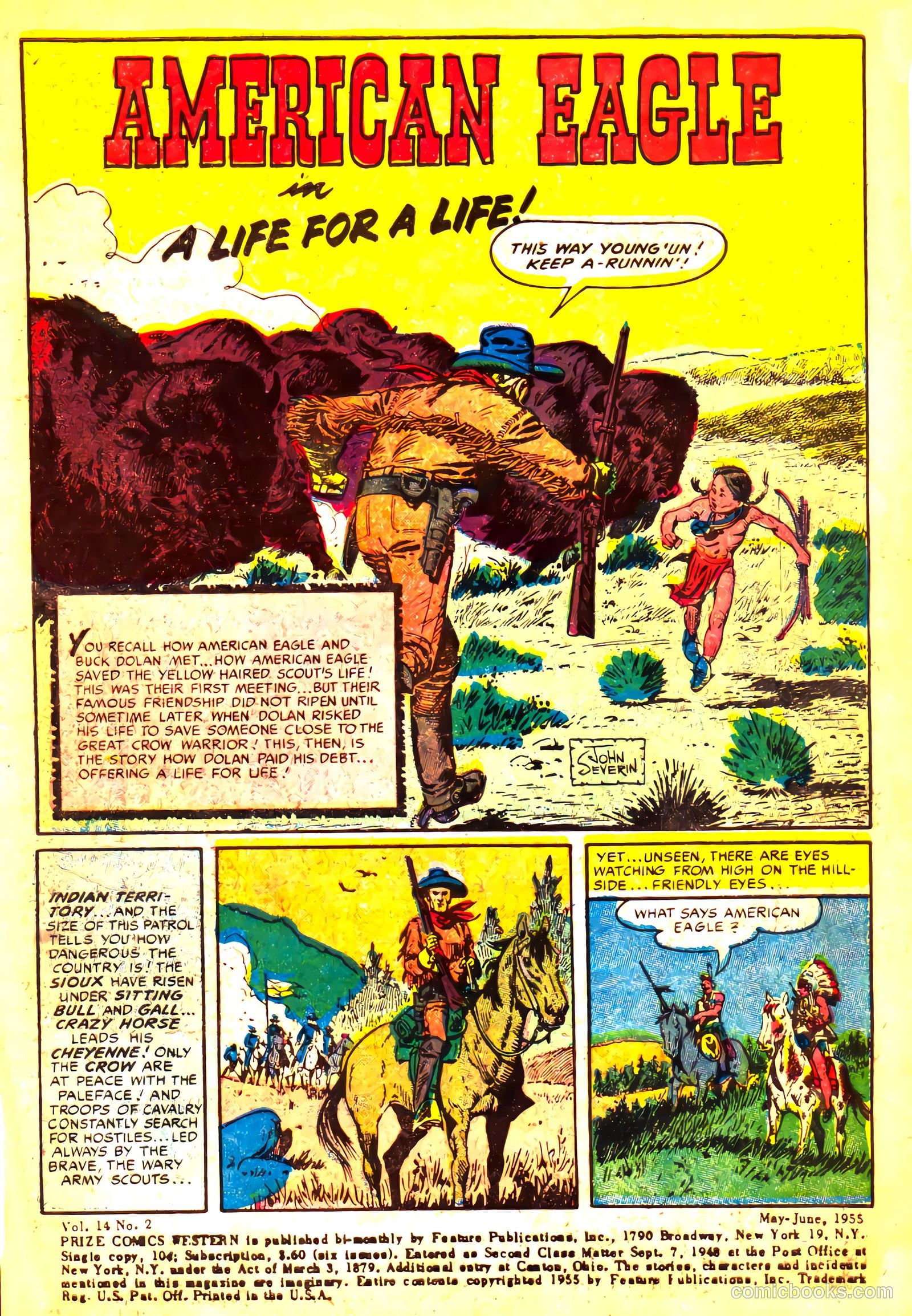 Prize Comics Western #111 (1950) — page 4 of 37