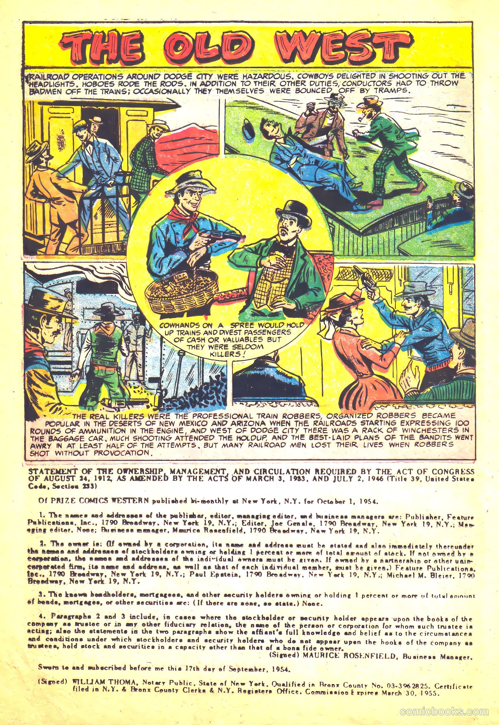 Prize Comics Western #111 (1950) — page 13 of 37