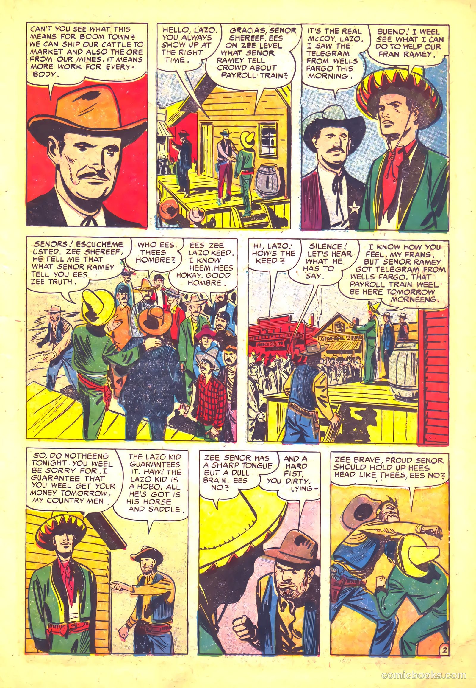 Prize Comics Western #111 (1950) — page 16 of 37