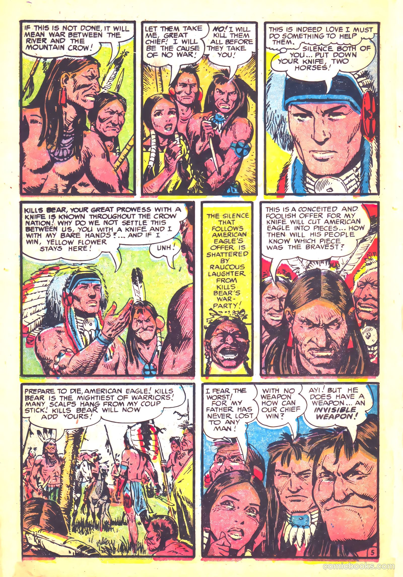 Prize Comics Western #111 (1950) — page 27 of 37
