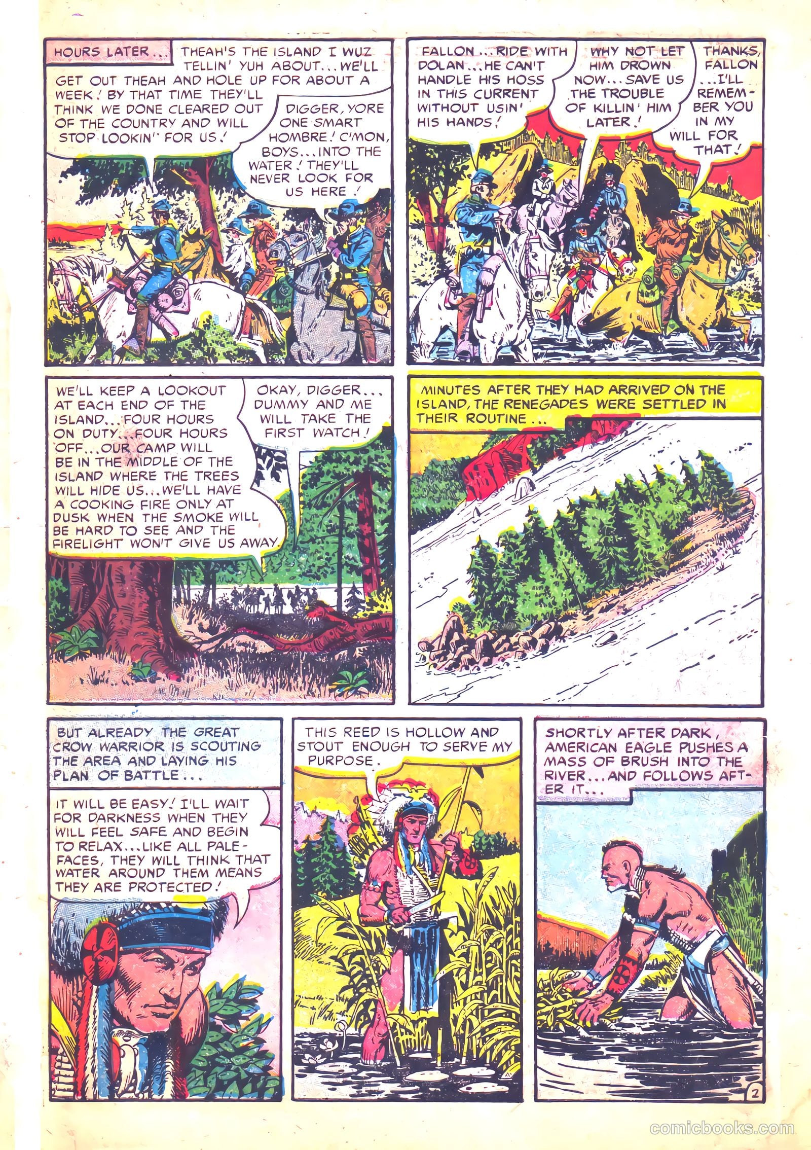 Prize Comics Western #111 (1950) — page 32 of 37