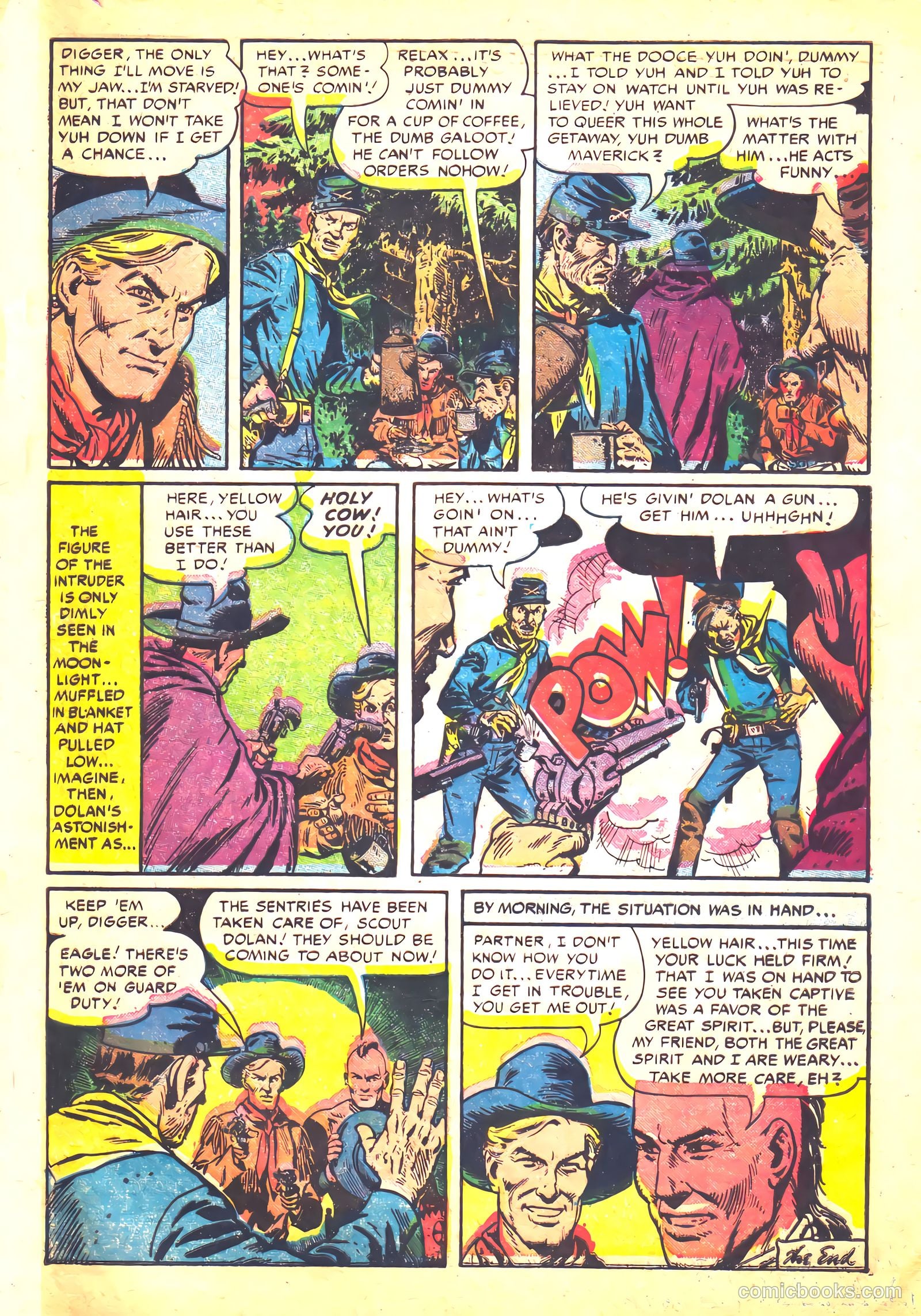 Prize Comics Western #111 (1950) — page 34 of 37