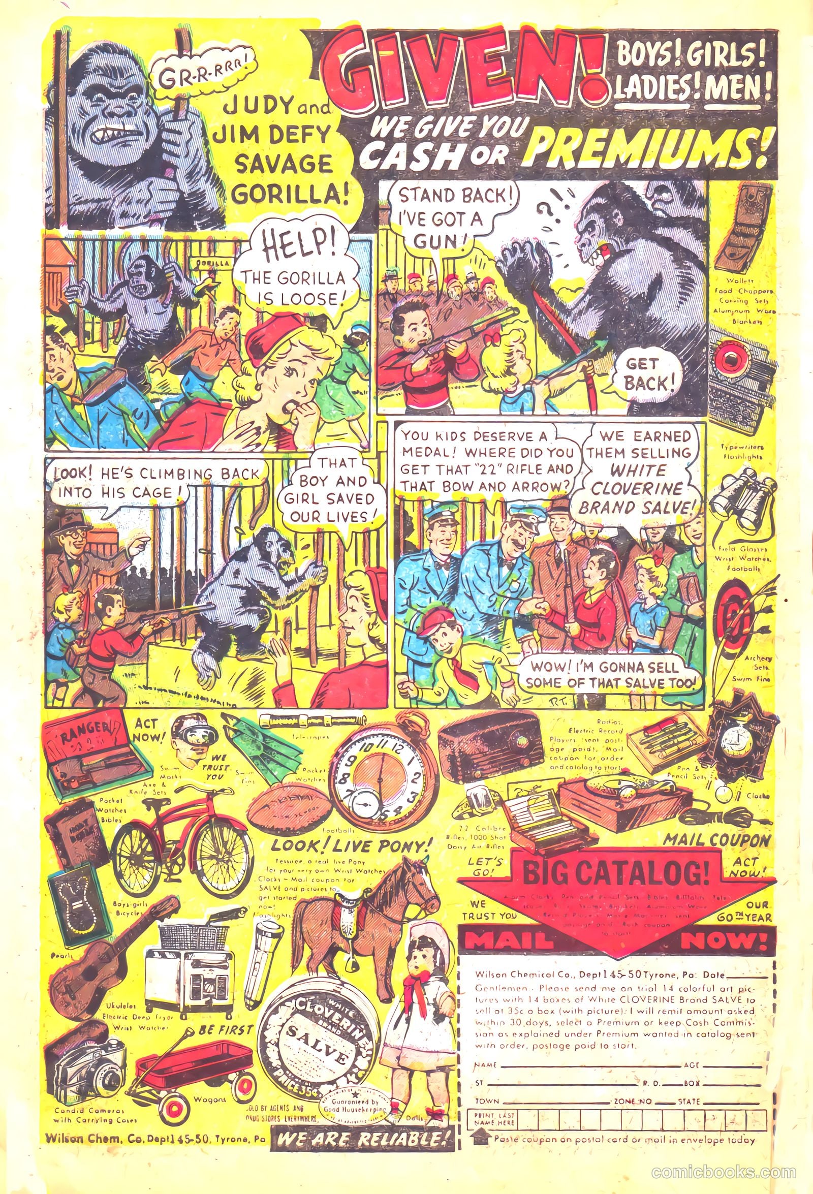 Prize Comics Western #111 (1950) — page 35 of 37