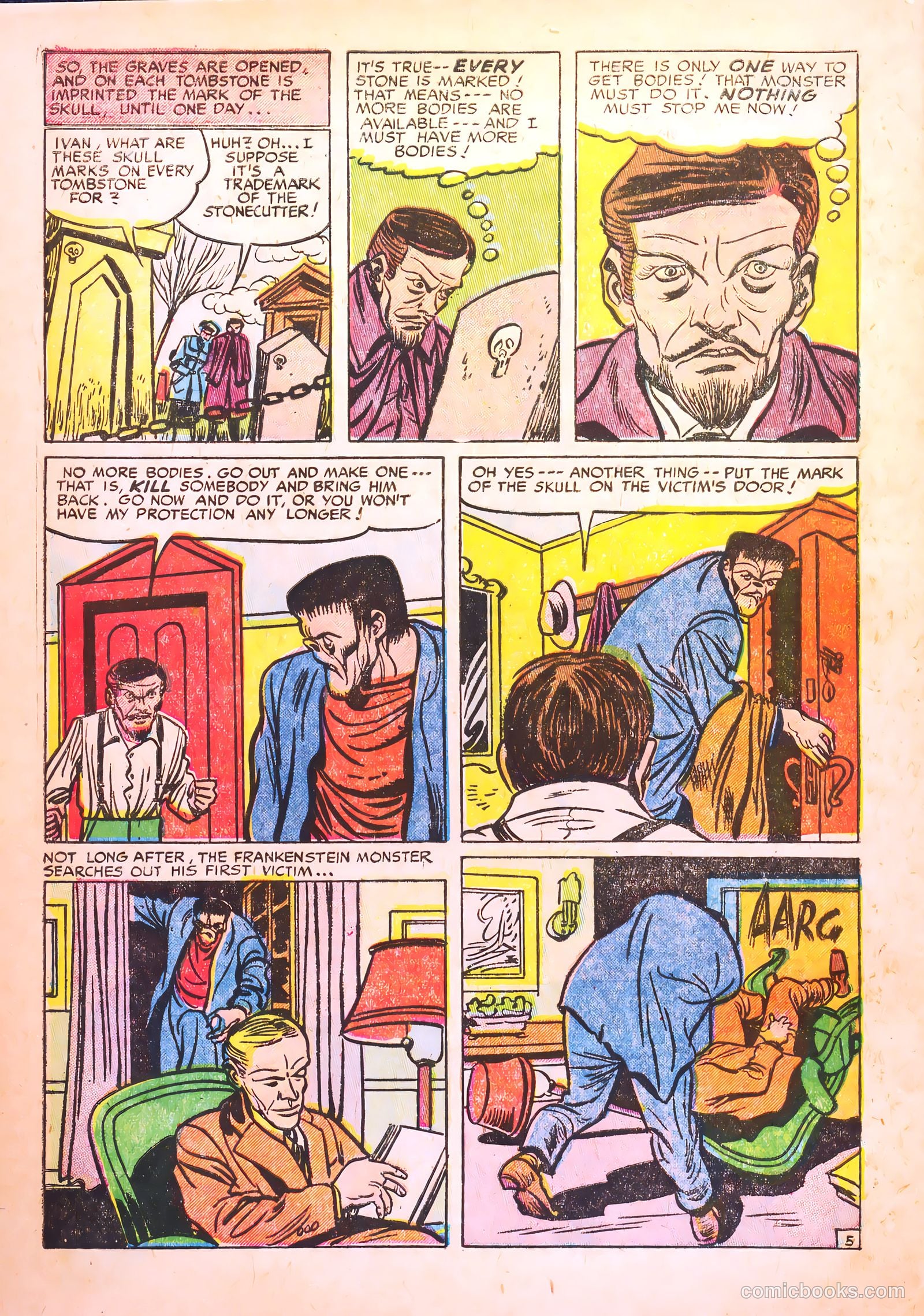 Frankenstein #30 (1945) — page 28 of 36
