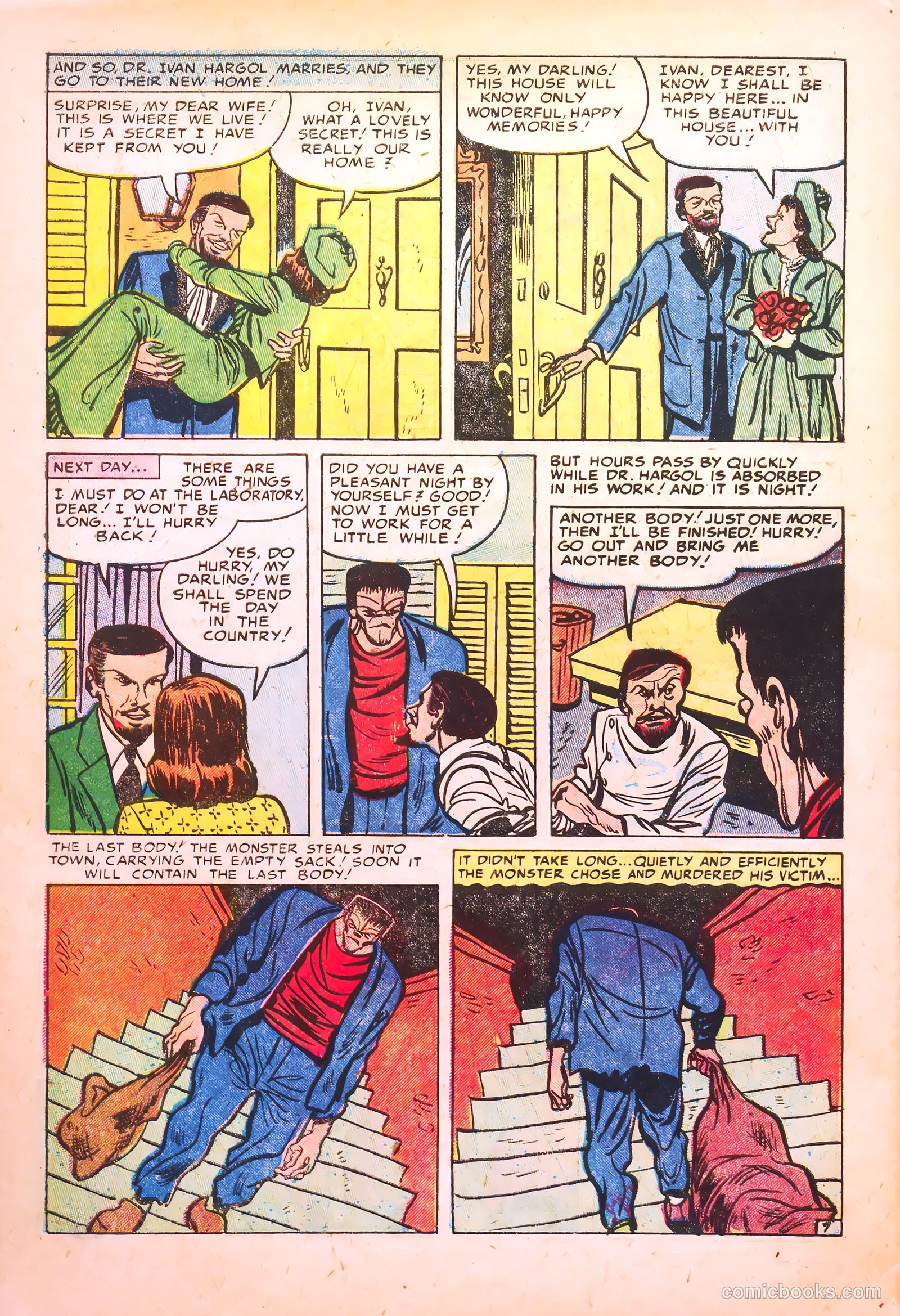 Frankenstein #30 (1945) — page 30 of 36