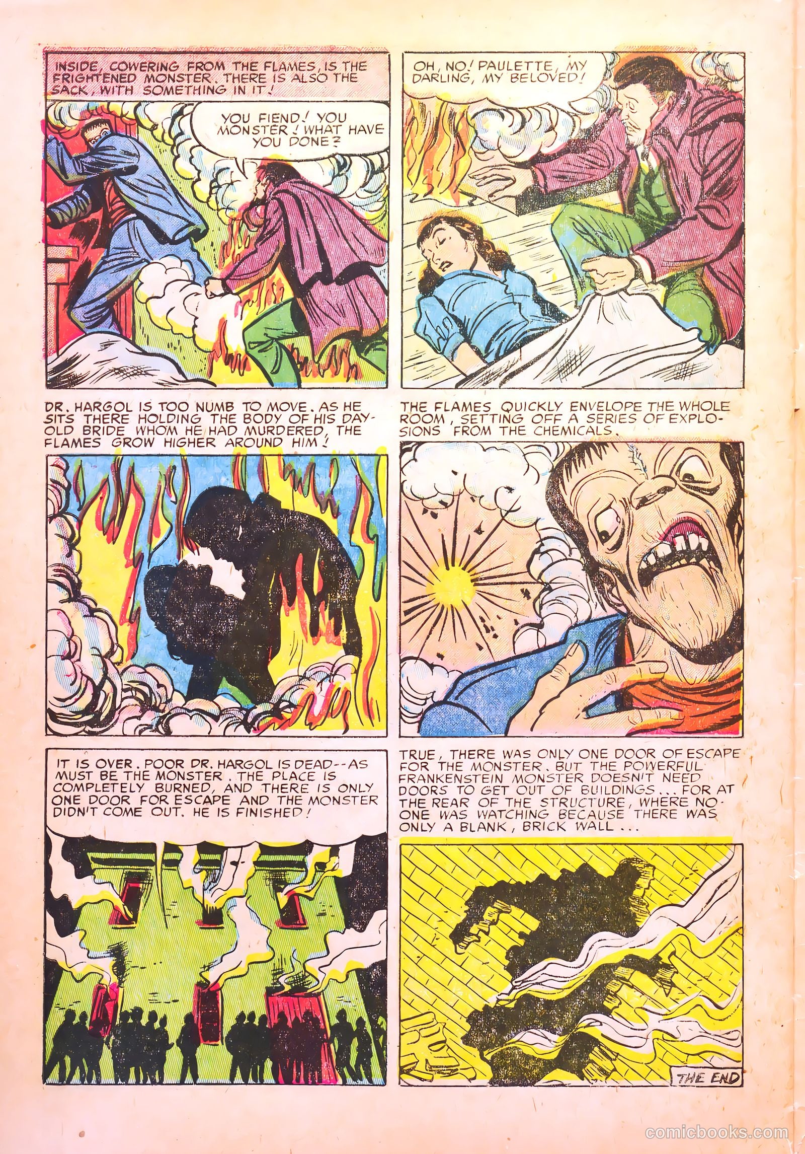 Frankenstein #30 (1945) — page 32 of 36