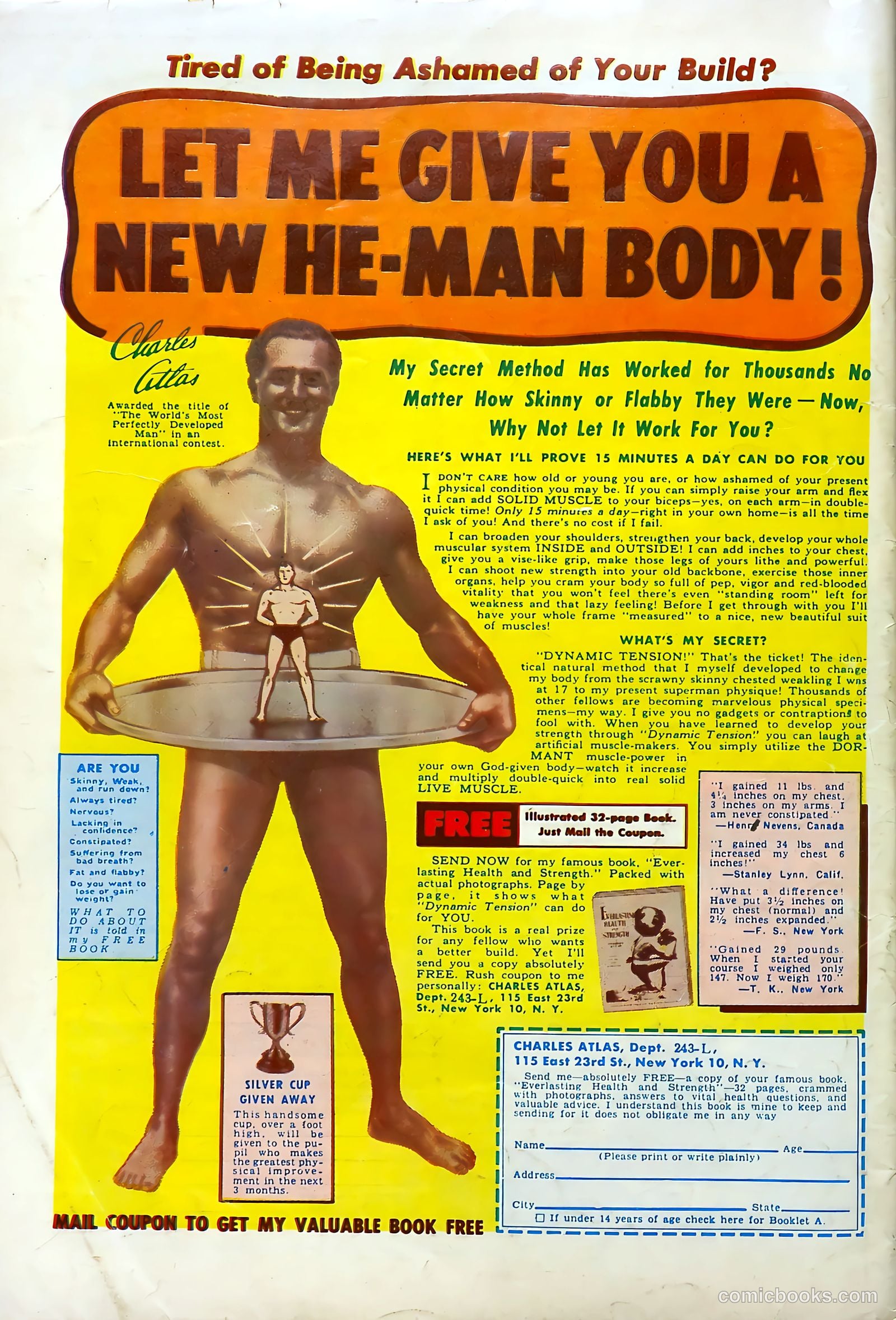 Headline Comics #68 (1949) — page 36 of 36