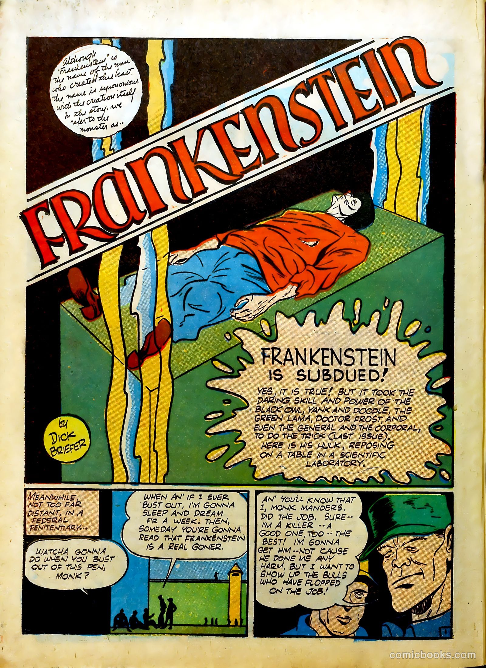 Prize Comics #25 (1940) — page 36 of 71