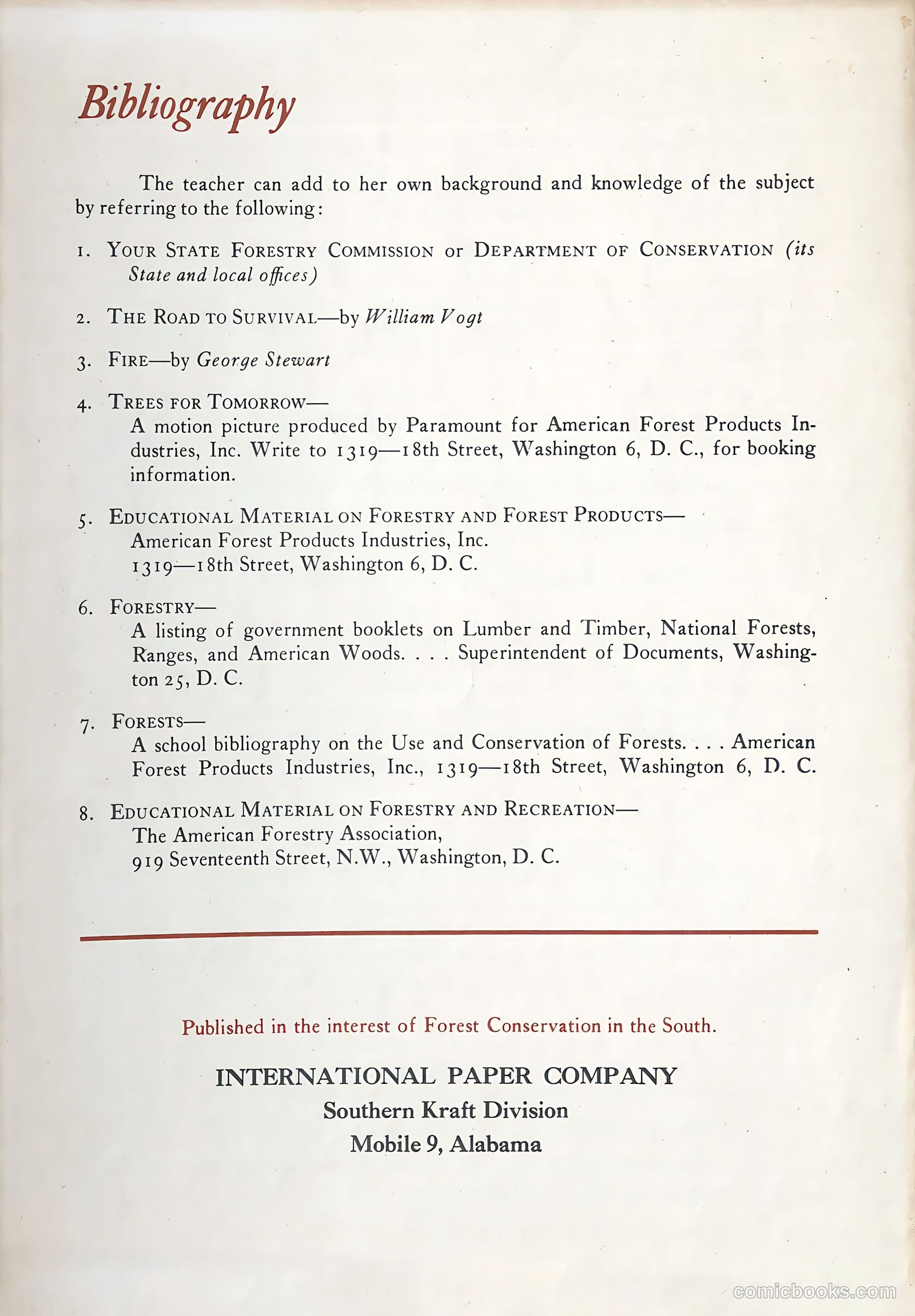 How Money Grows on Trees #nn (1949) — page 22 of 22