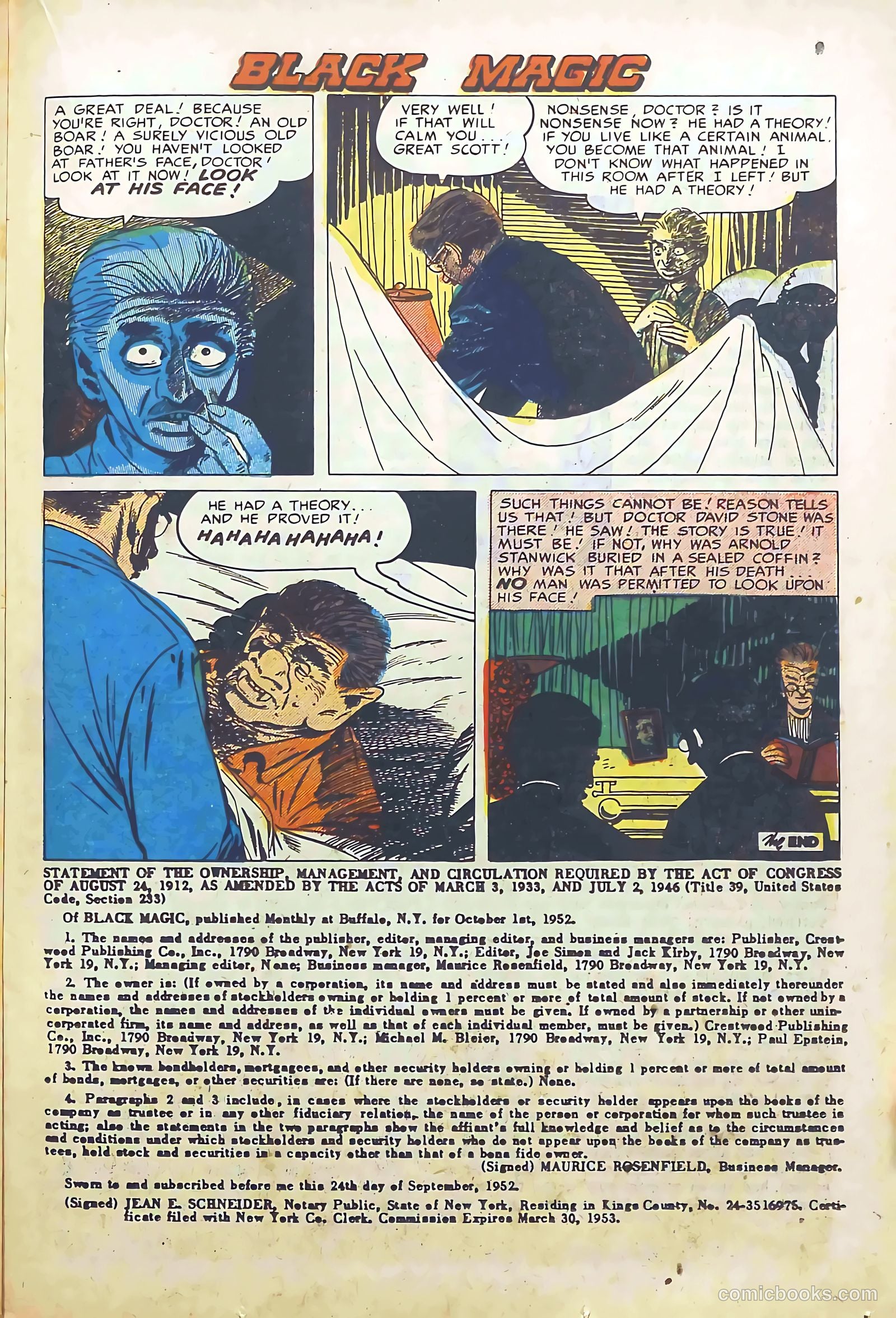 Black Magic #22 (1953) — page 25 of 44