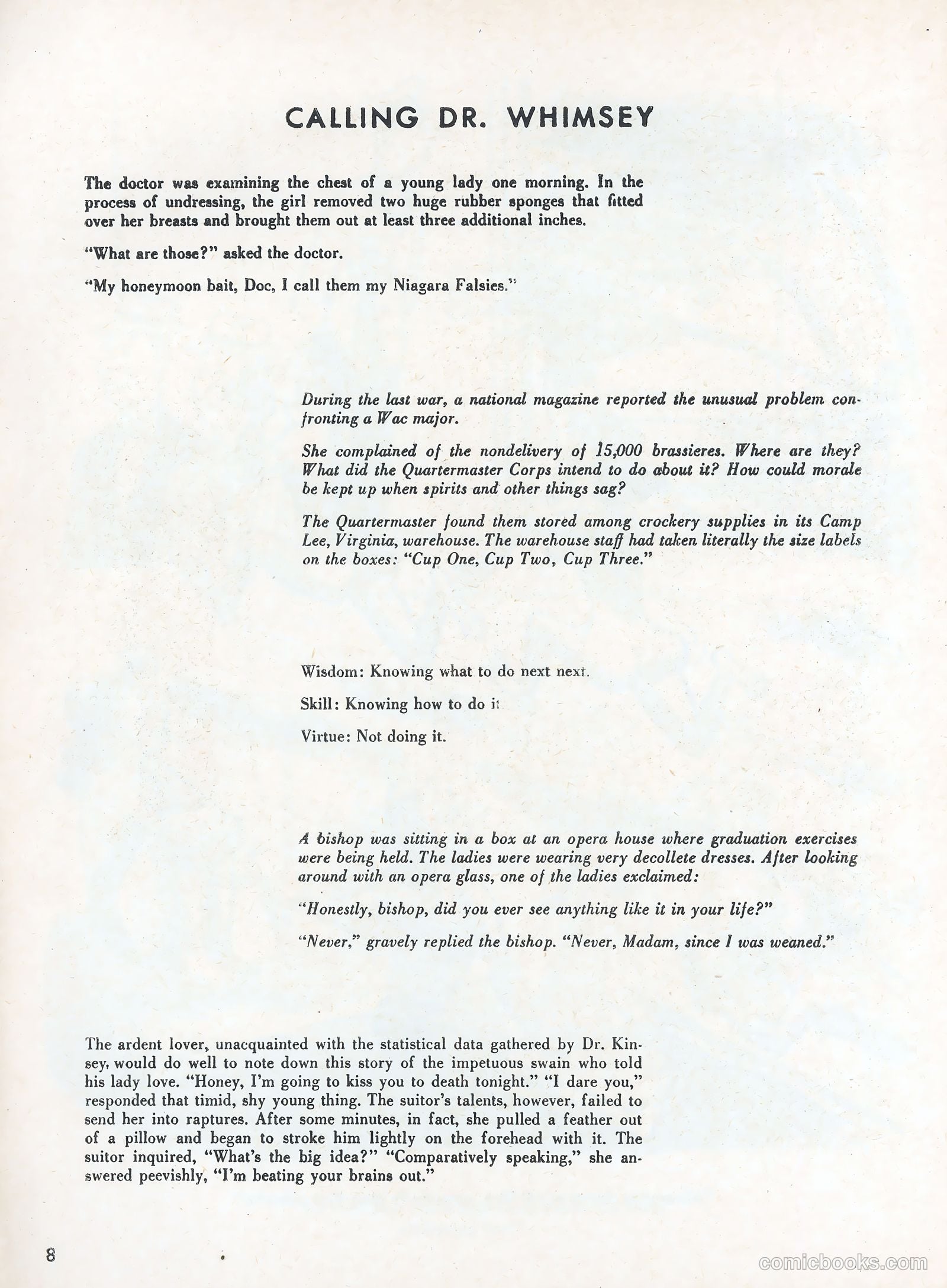 The Flimsey Report #nn (1953) — page 10 of 36