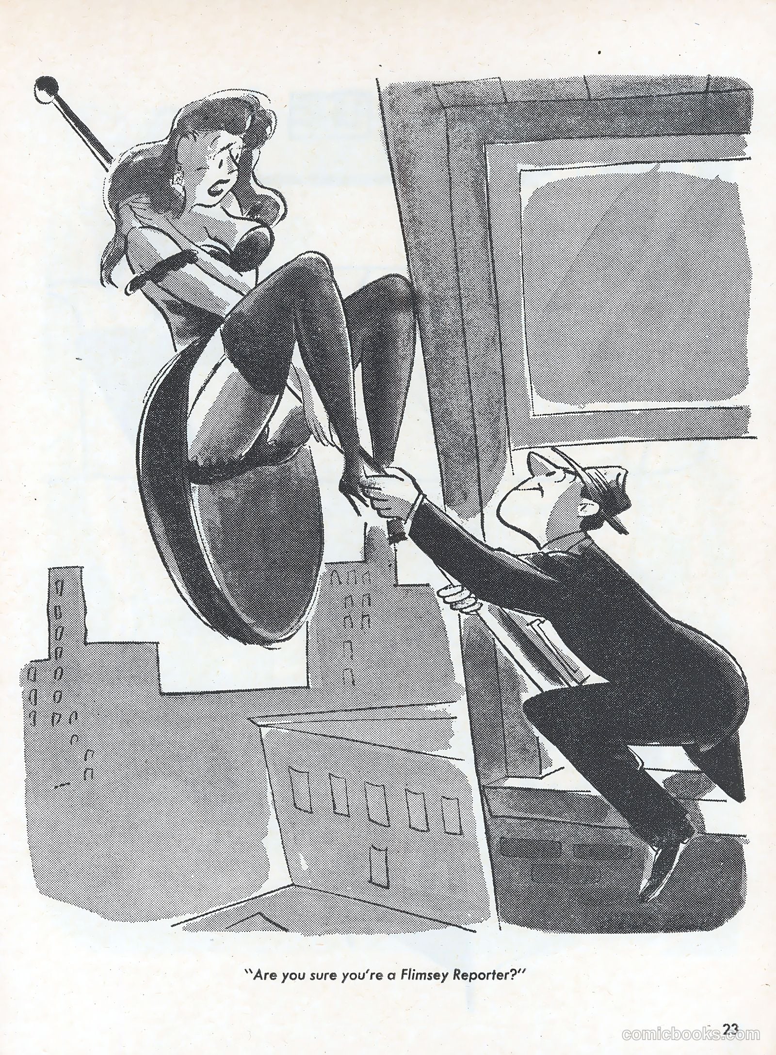 The Flimsey Report #nn (1953) — page 25 of 36