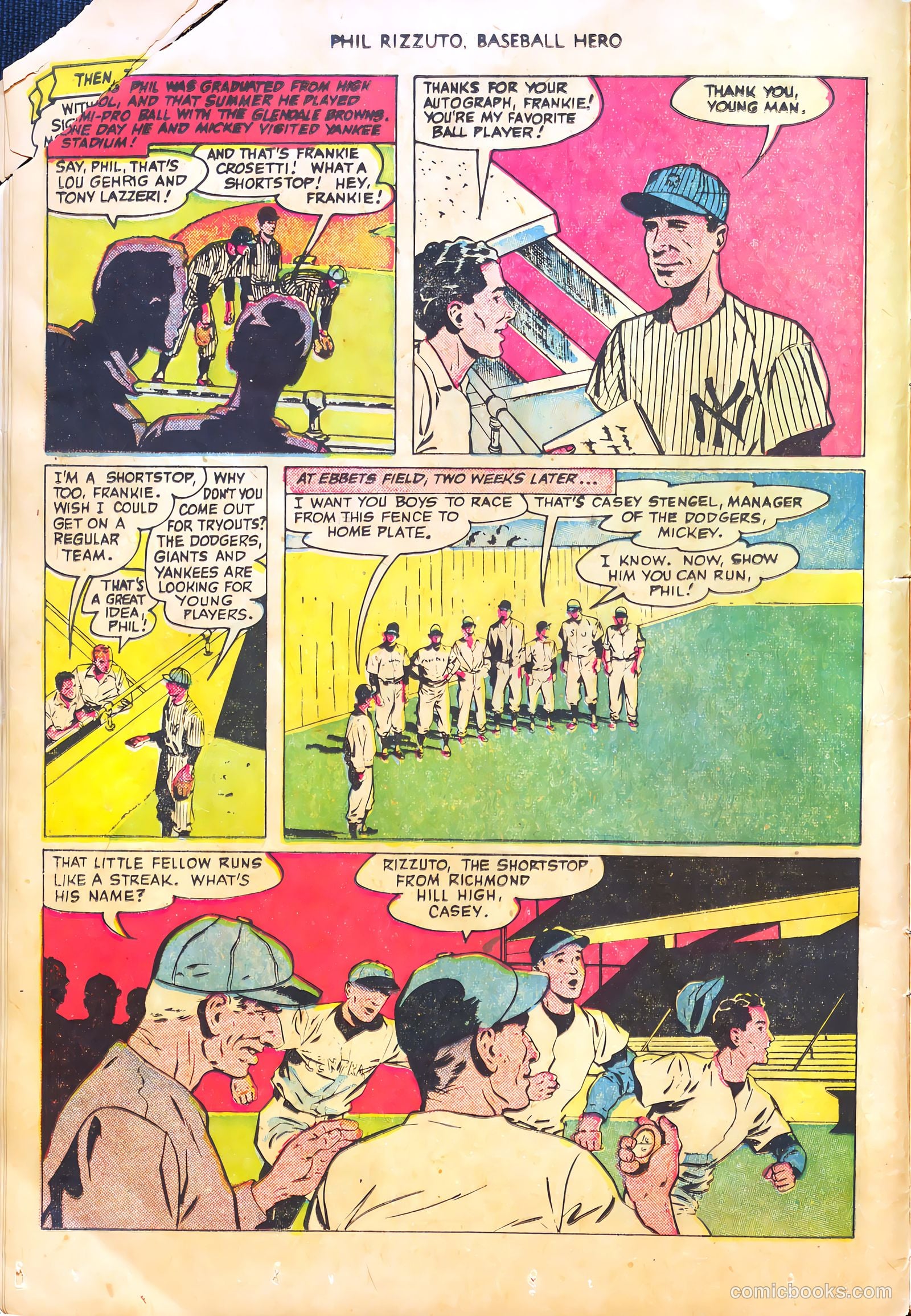Phil Rizzuto #nn (1951) — page 12 of 37