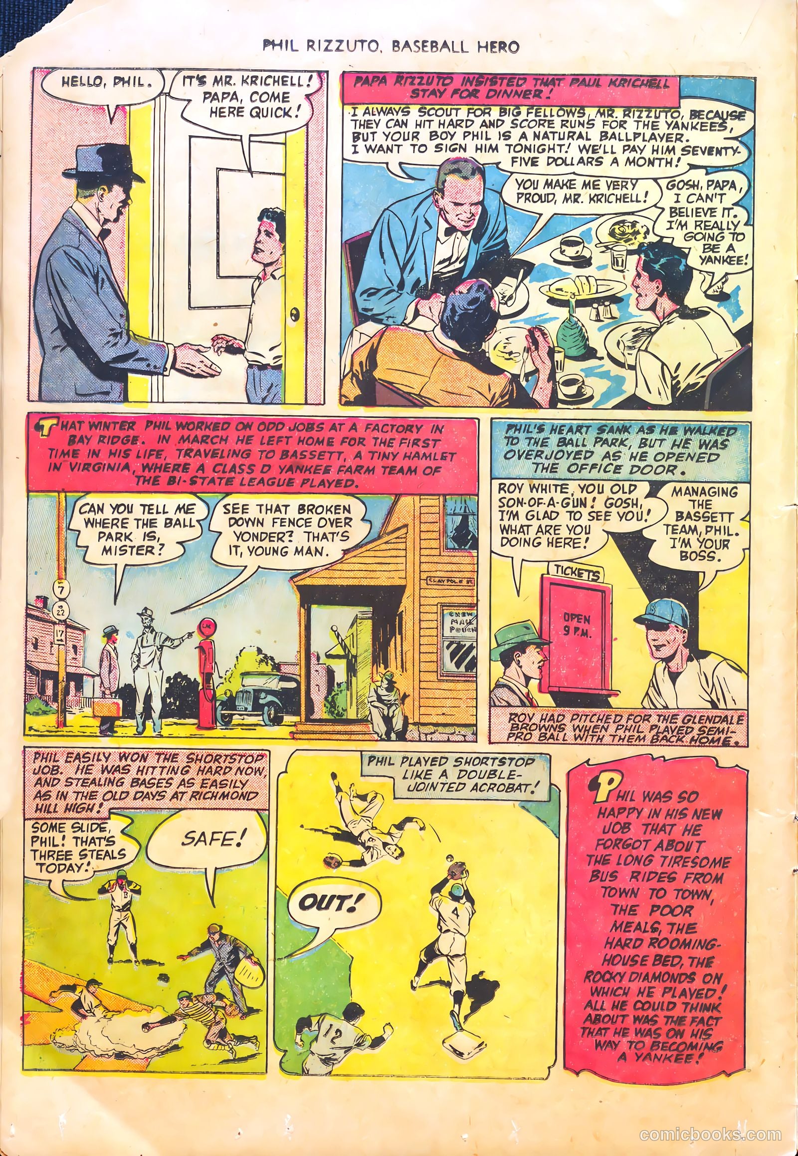 Phil Rizzuto #nn (1951) — page 16 of 37
