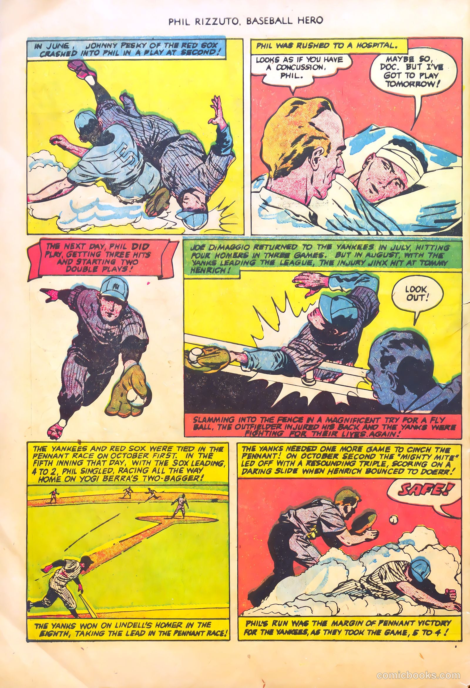 Phil Rizzuto #nn (1951) — page 30 of 37