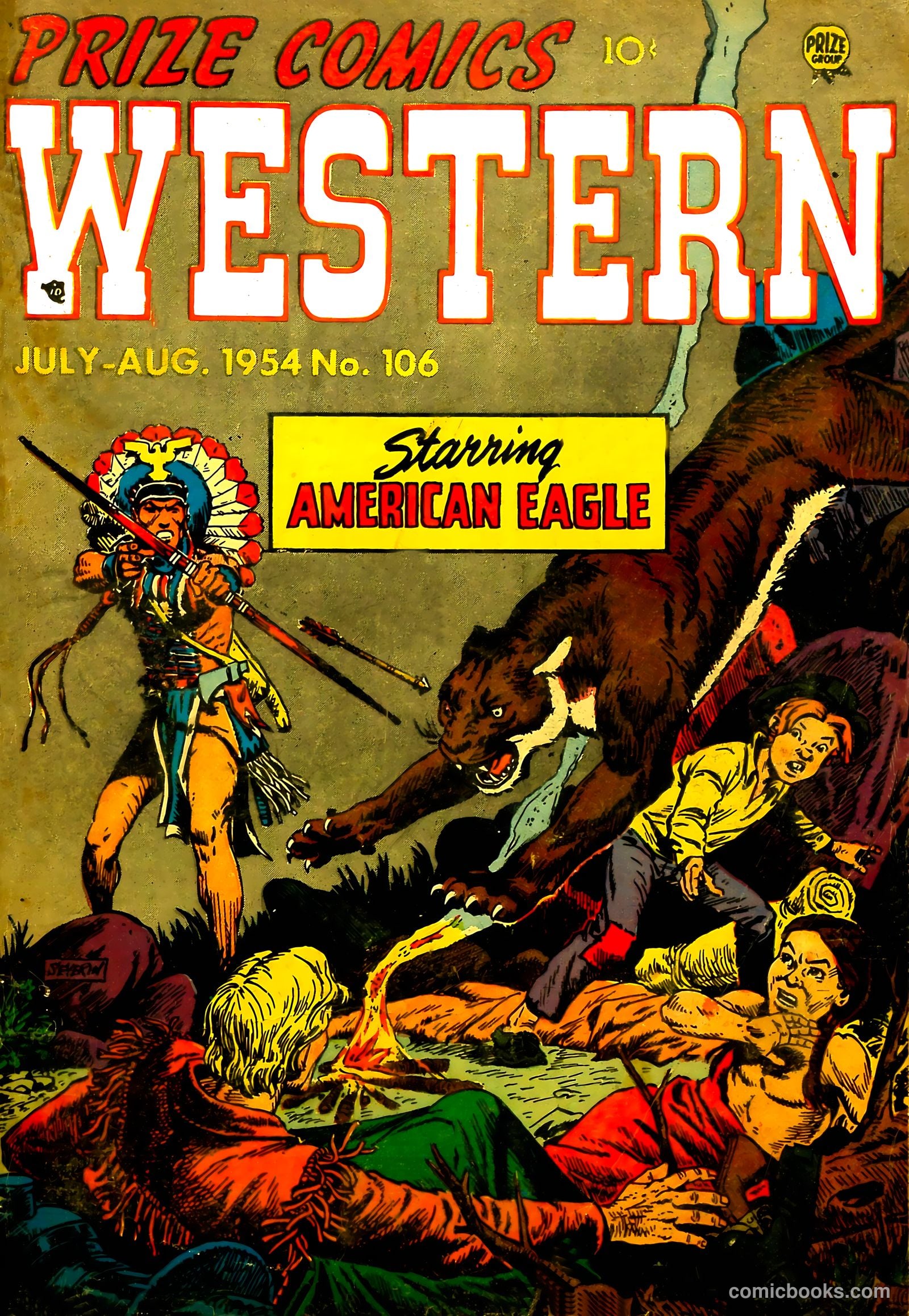 Prize Comics Western #106