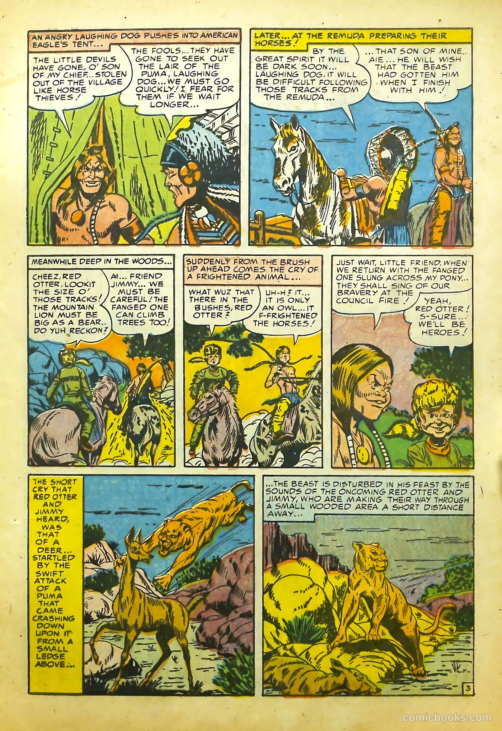 Prize Comics Western #106 (1950) — page 5 of 36