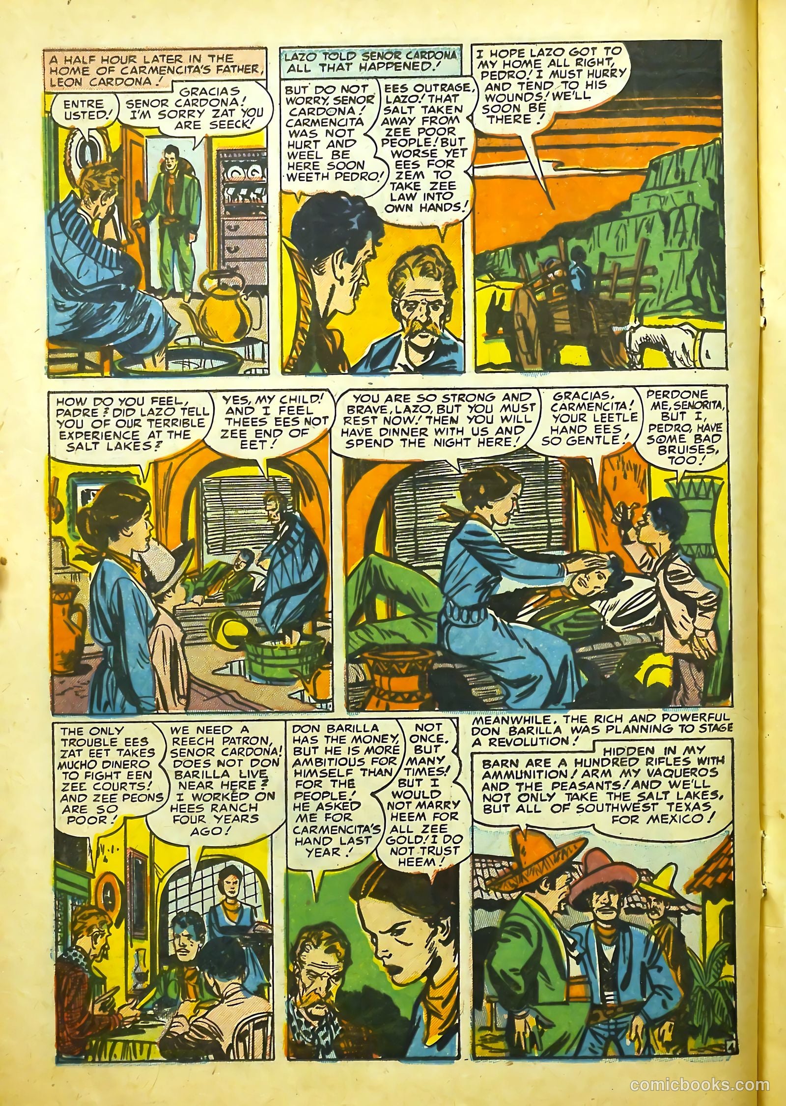 Prize Comics Western #106 (1950) — page 16 of 36