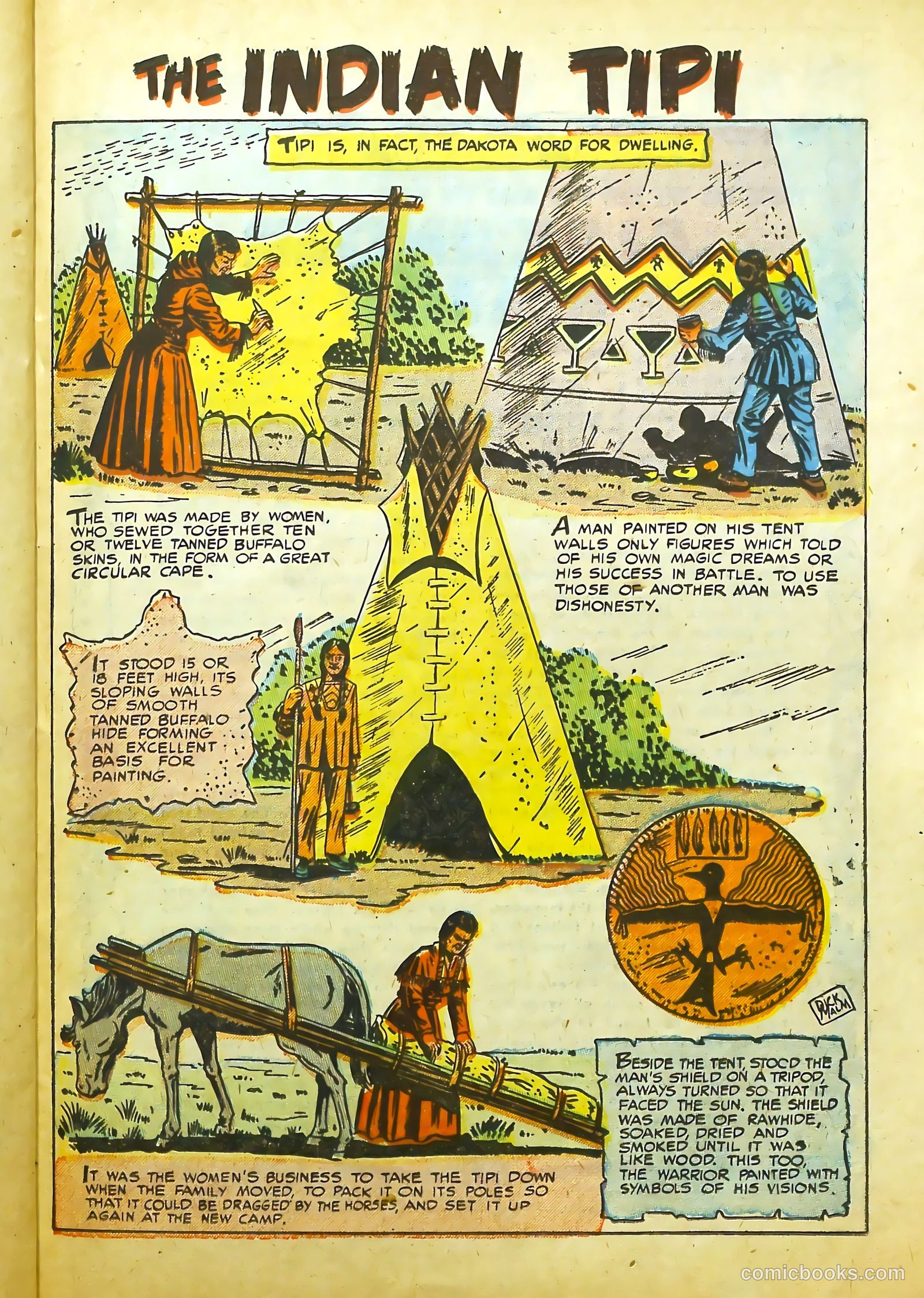 Prize Comics Western #106 (1950) — page 23 of 36