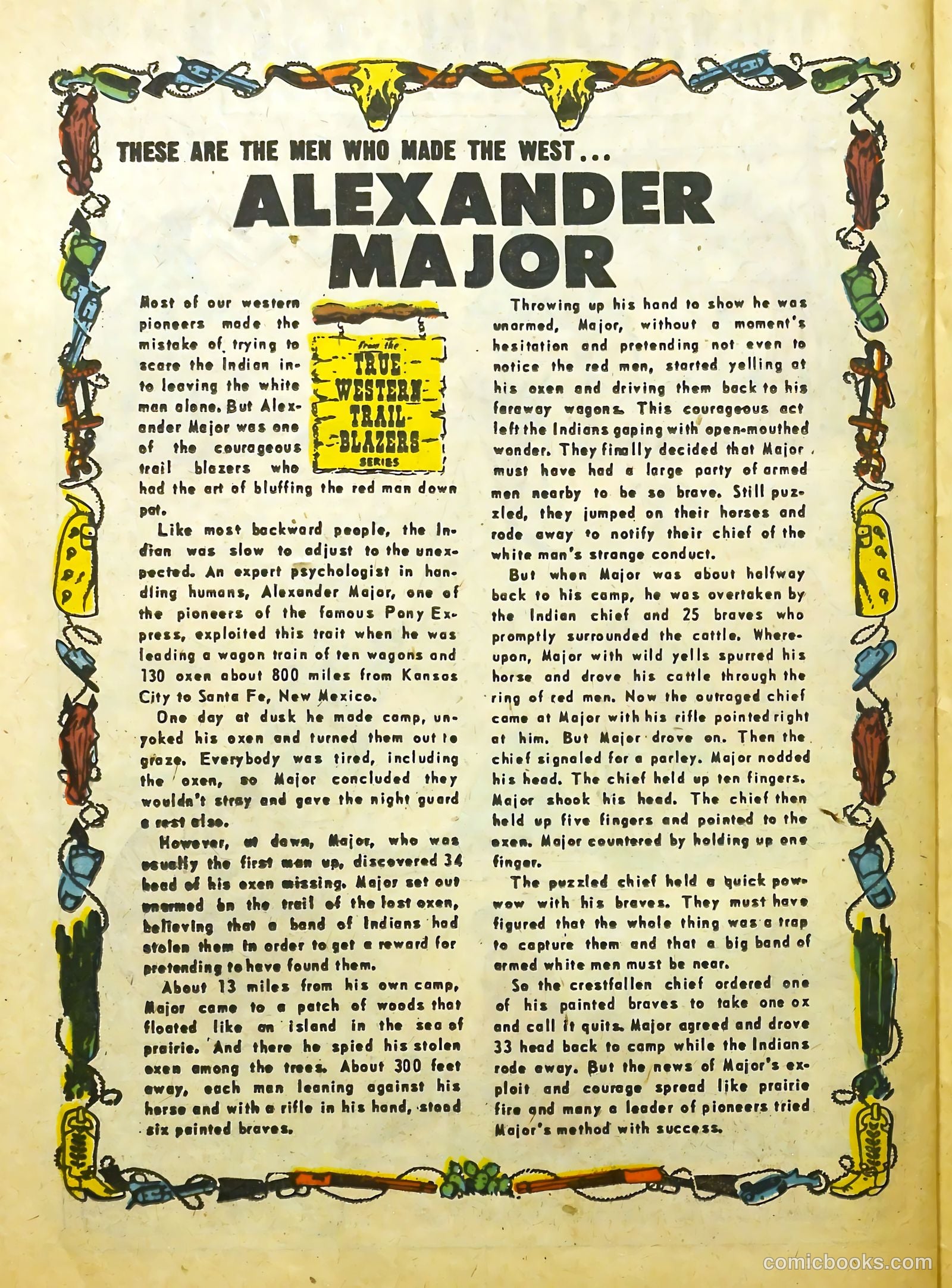 Prize Comics Western #106 (1950) — page 24 of 36