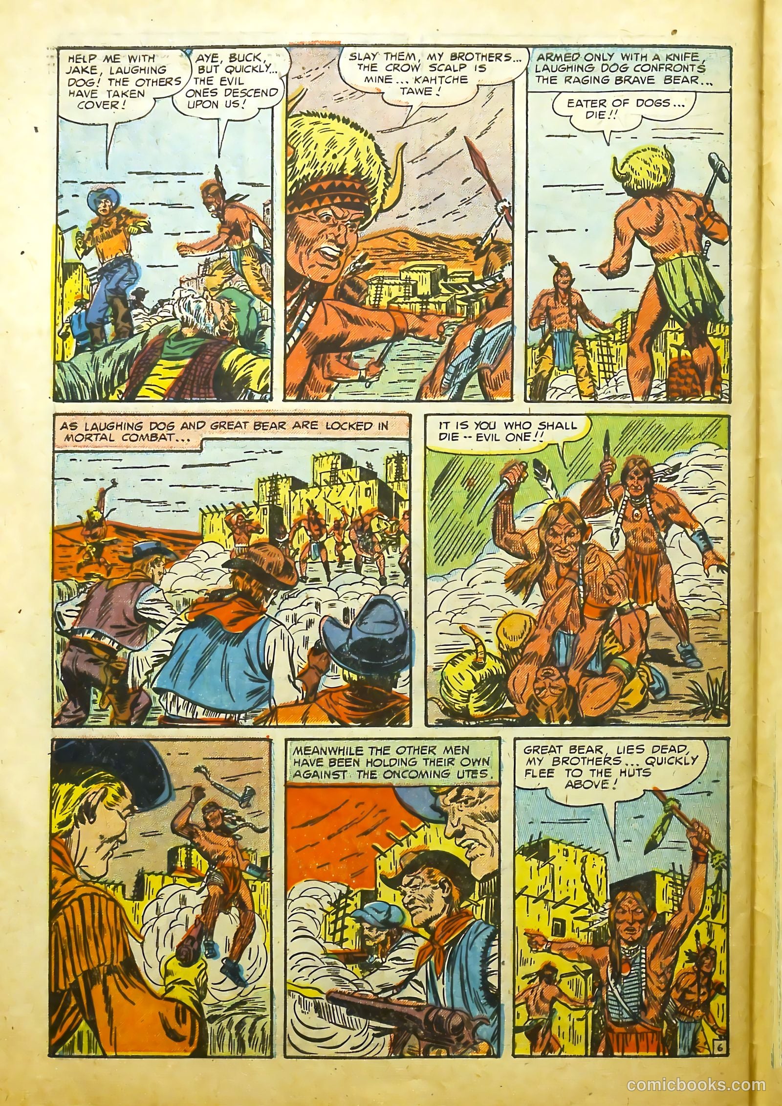 Prize Comics Western #106 (1950) — page 30 of 36