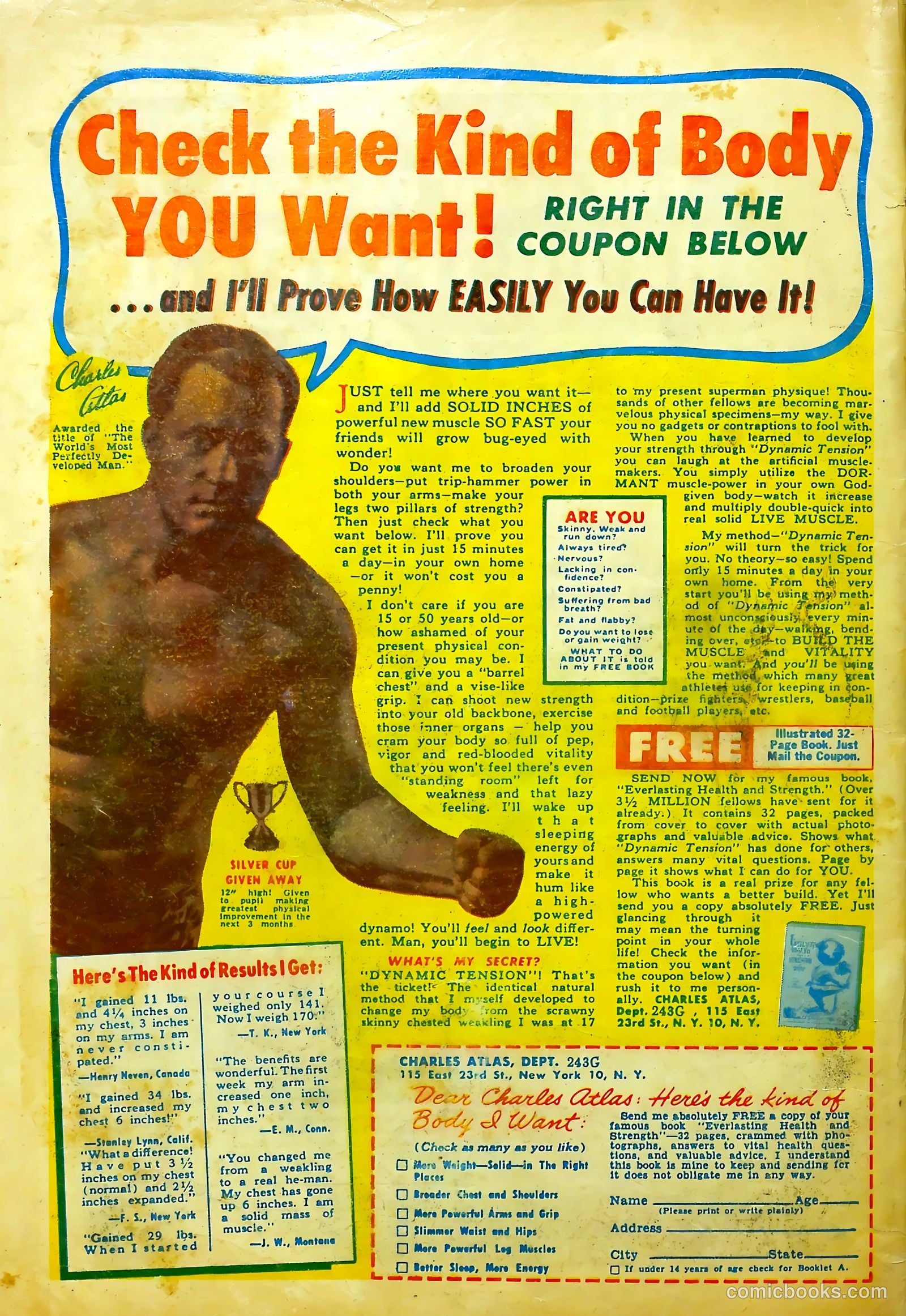 Prize Comics Western #106 (1950) — page 36 of 36