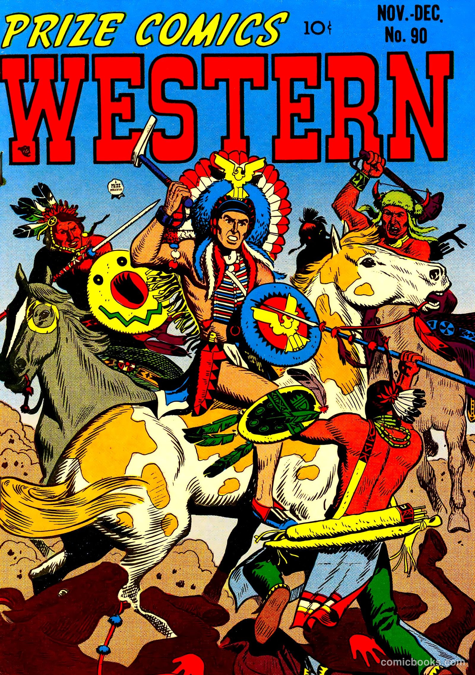 Prize Comics Western #90