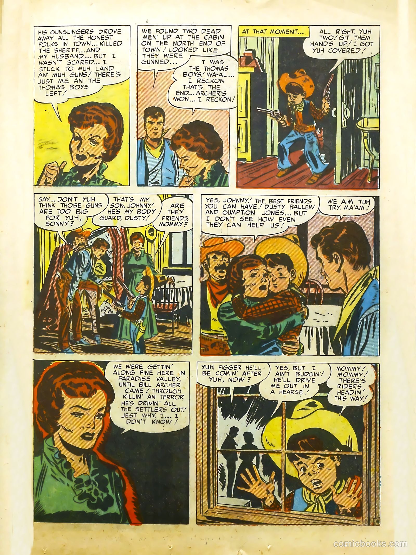 Prize Comics Western #90 (1950) — page 17 of 44