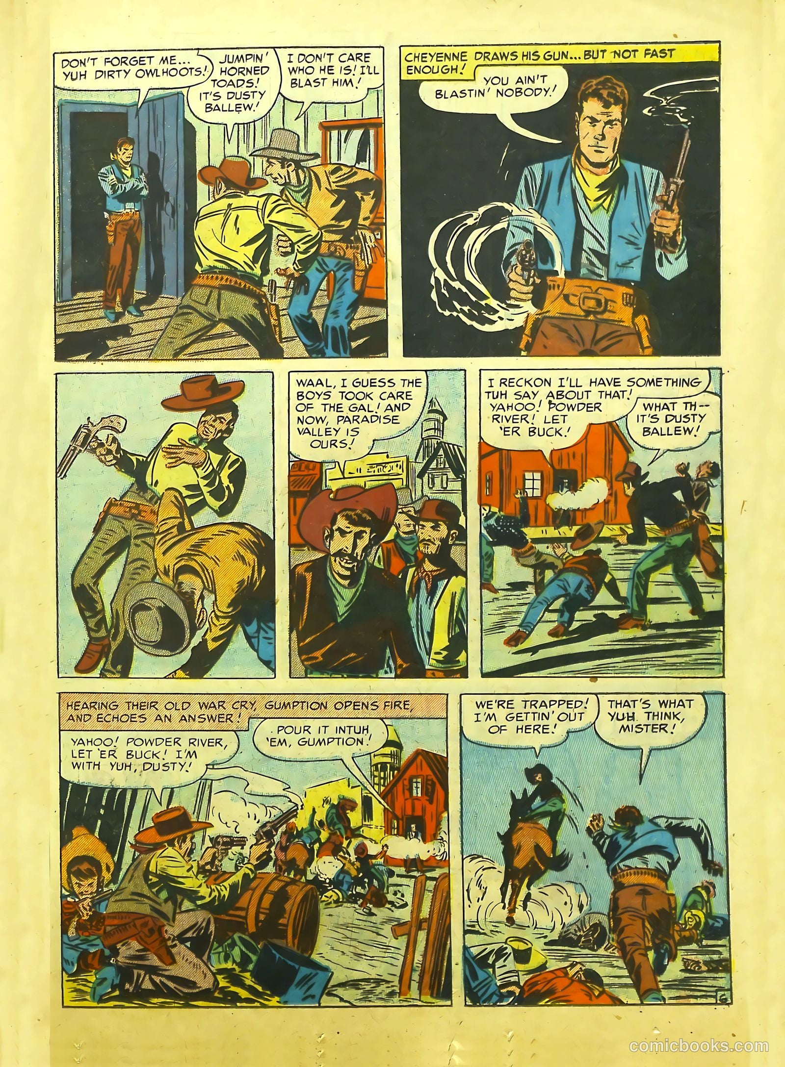 Prize Comics Western #90 (1950) — page 19 of 44