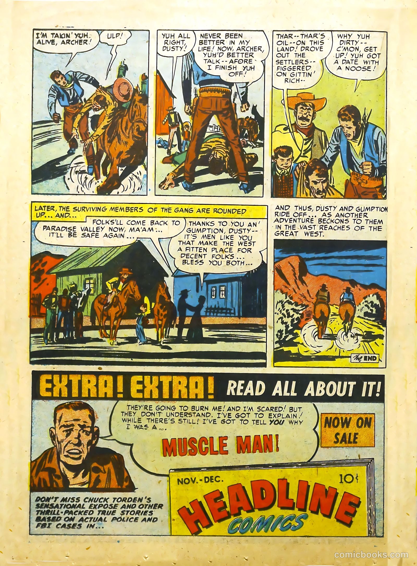 Prize Comics Western #90 (1950) — page 20 of 44