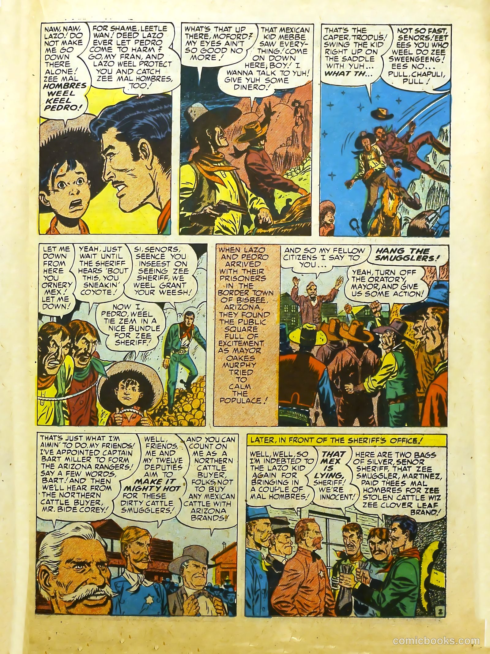 Prize Comics Western #90 (1950) — page 25 of 44