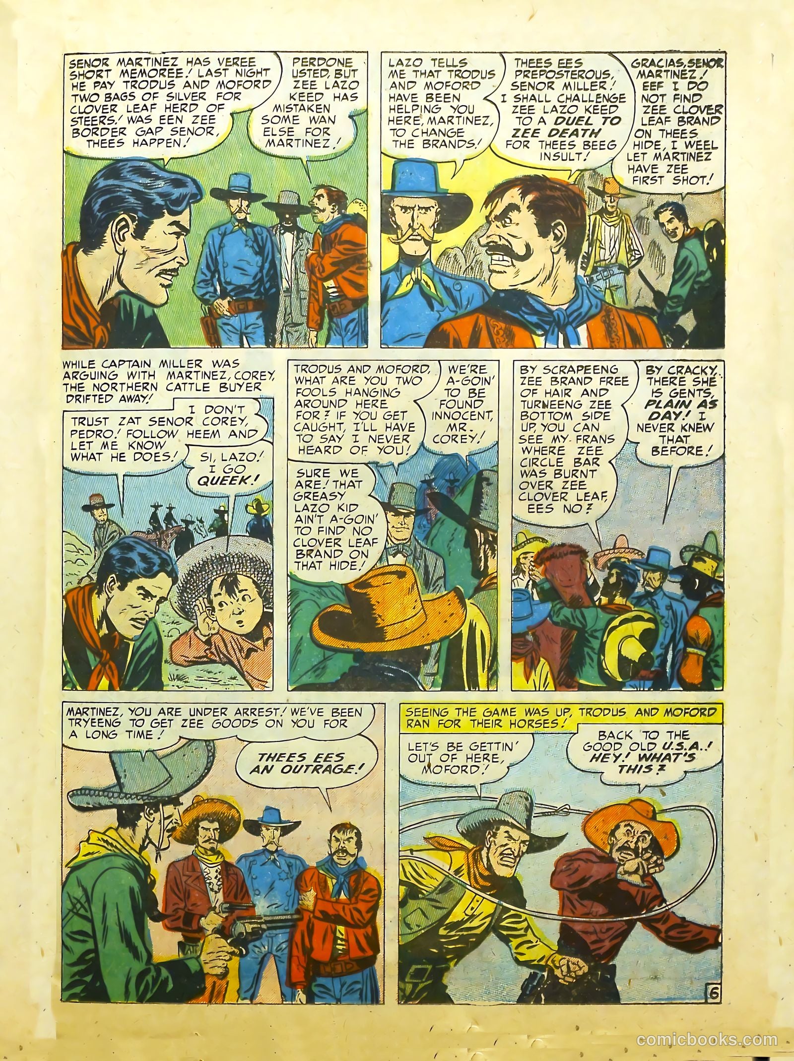 Prize Comics Western #90 (1950) — page 29 of 44