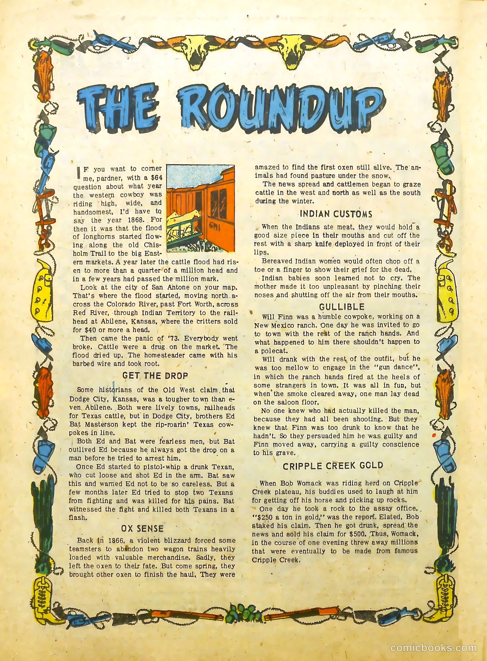 Prize Comics Western #90 (1950) — page 32 of 44