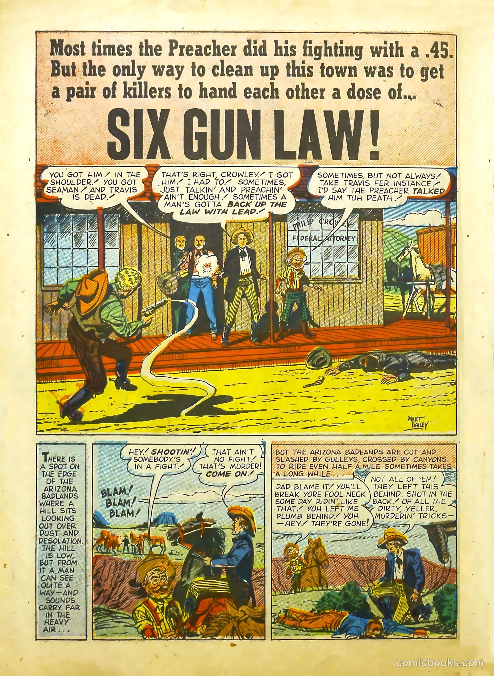 Prize Comics Western #90 (1950) — page 34 of 44
