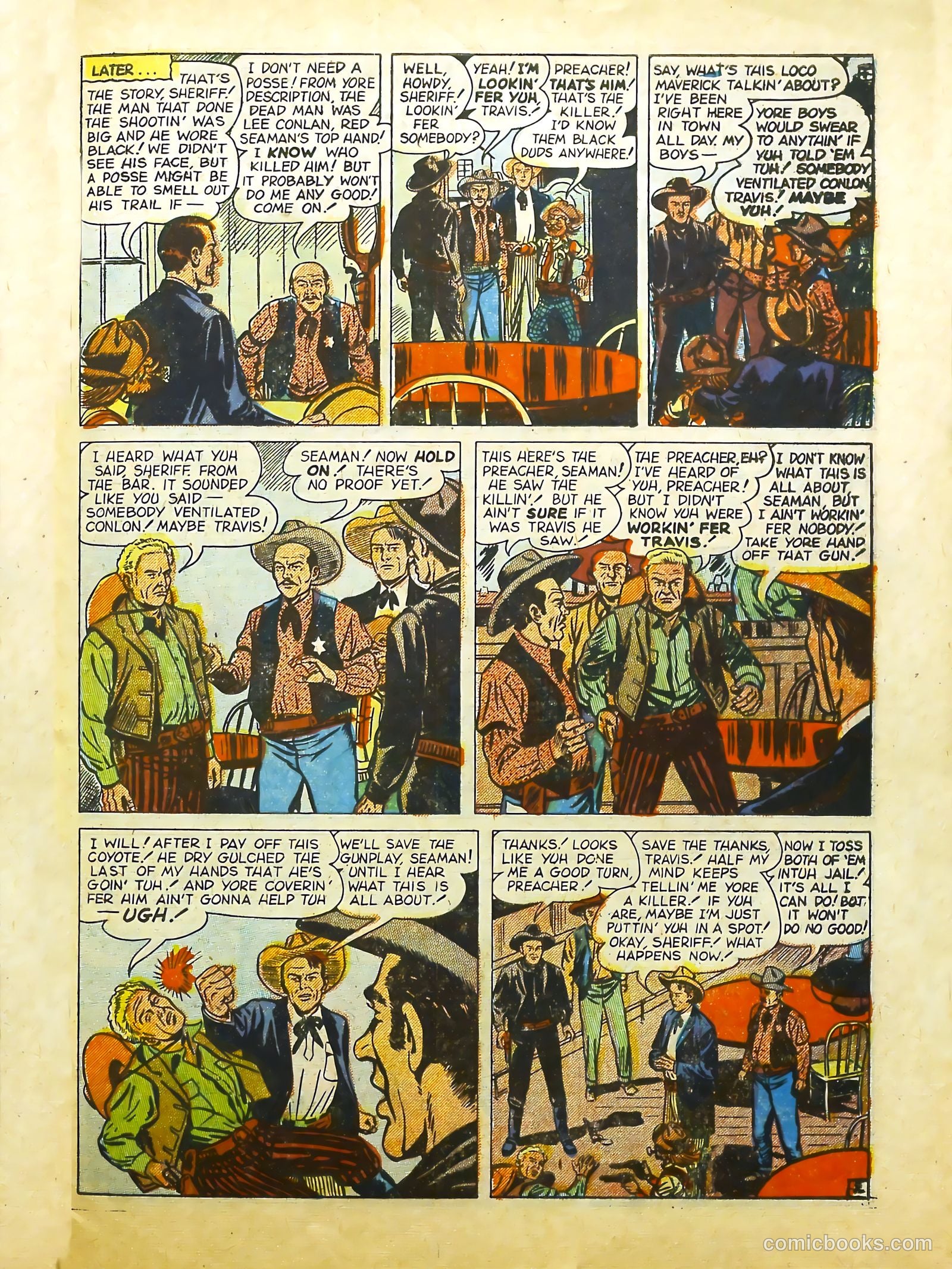 Prize Comics Western #90 (1950) — page 35 of 44
