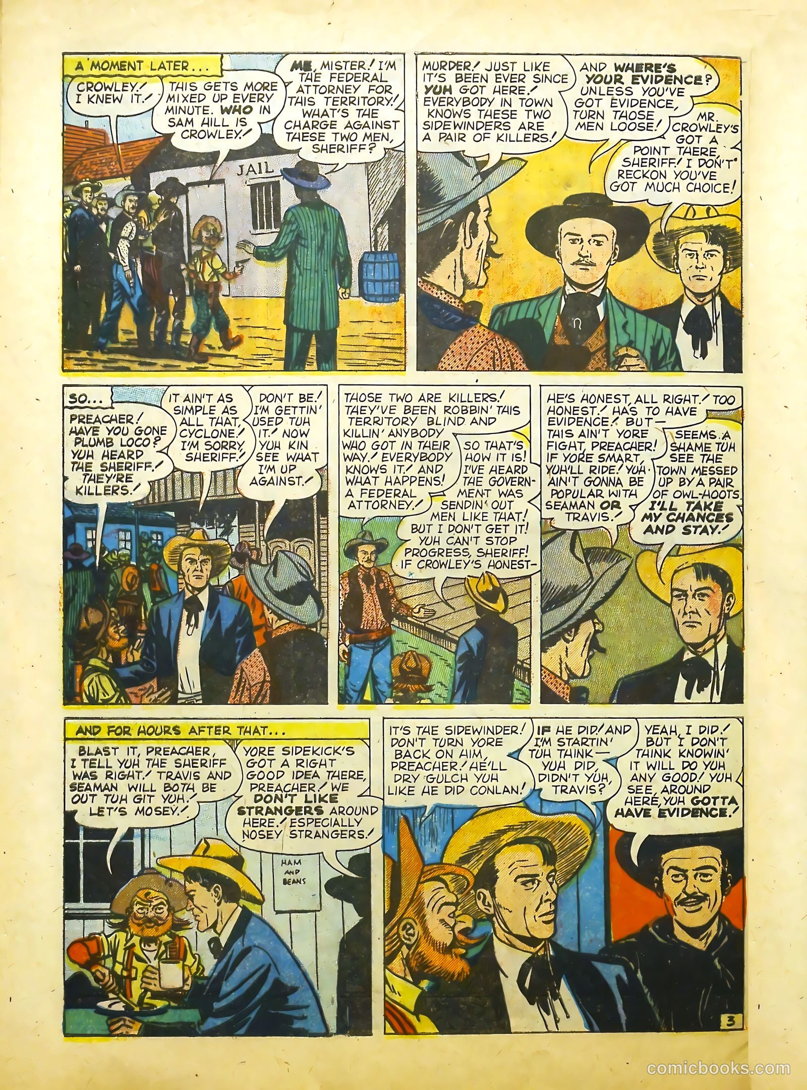 Prize Comics Western #90 (1950) — page 36 of 44