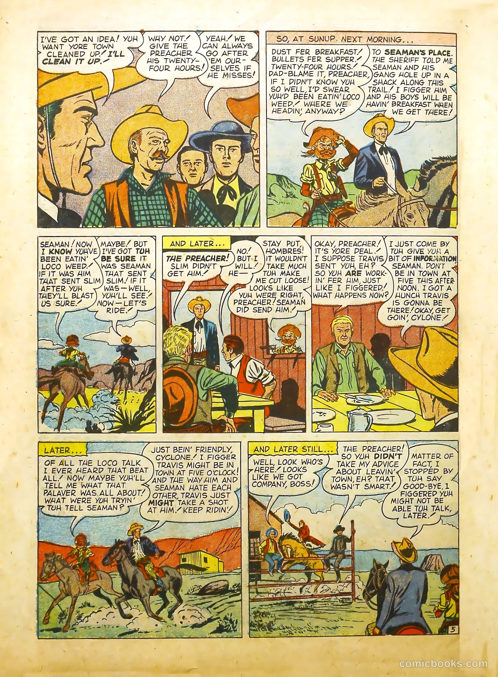 Prize Comics Western #90 (1950) — page 38 of 44
