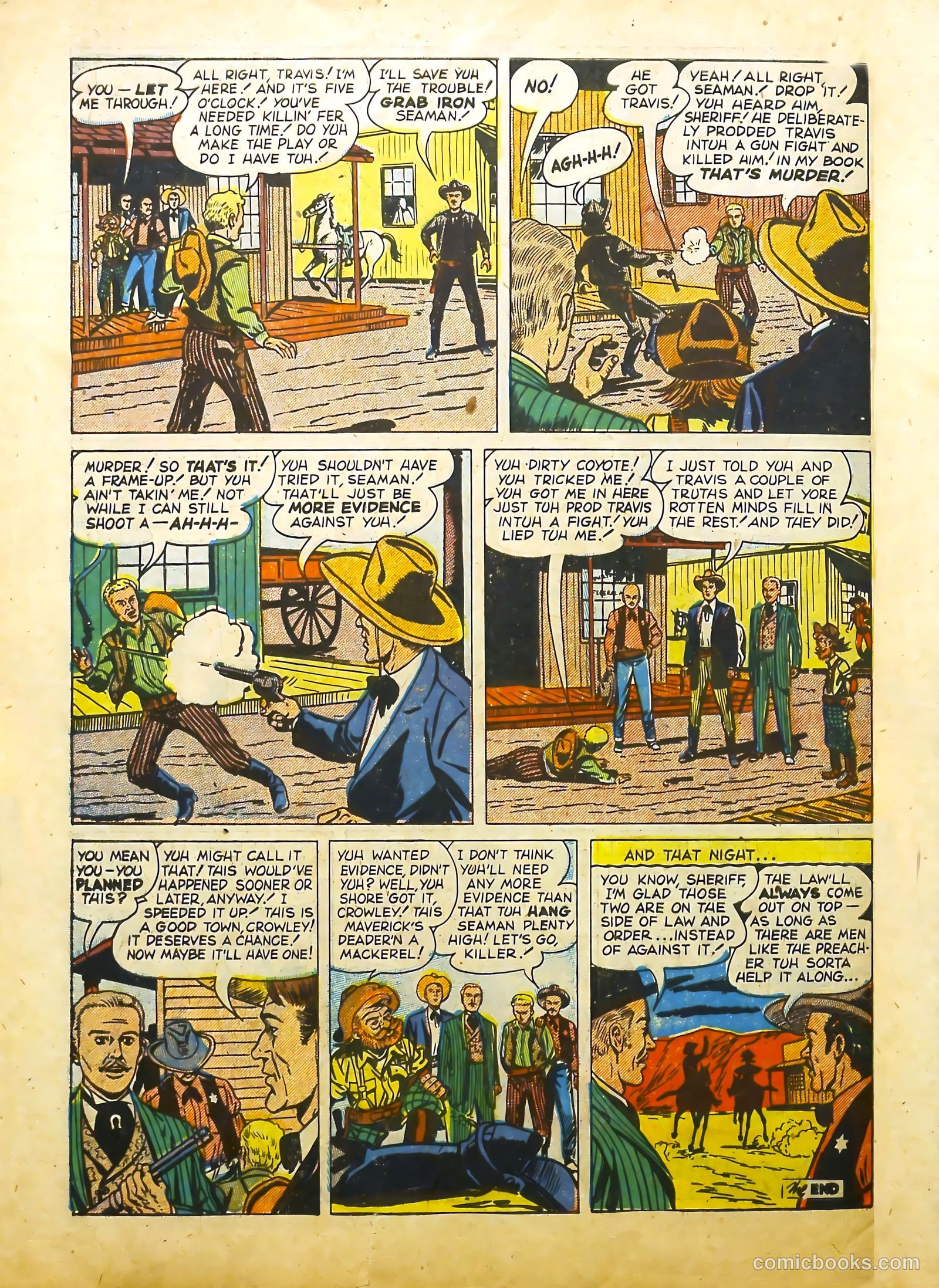 Prize Comics Western #90 (1950) — page 40 of 44